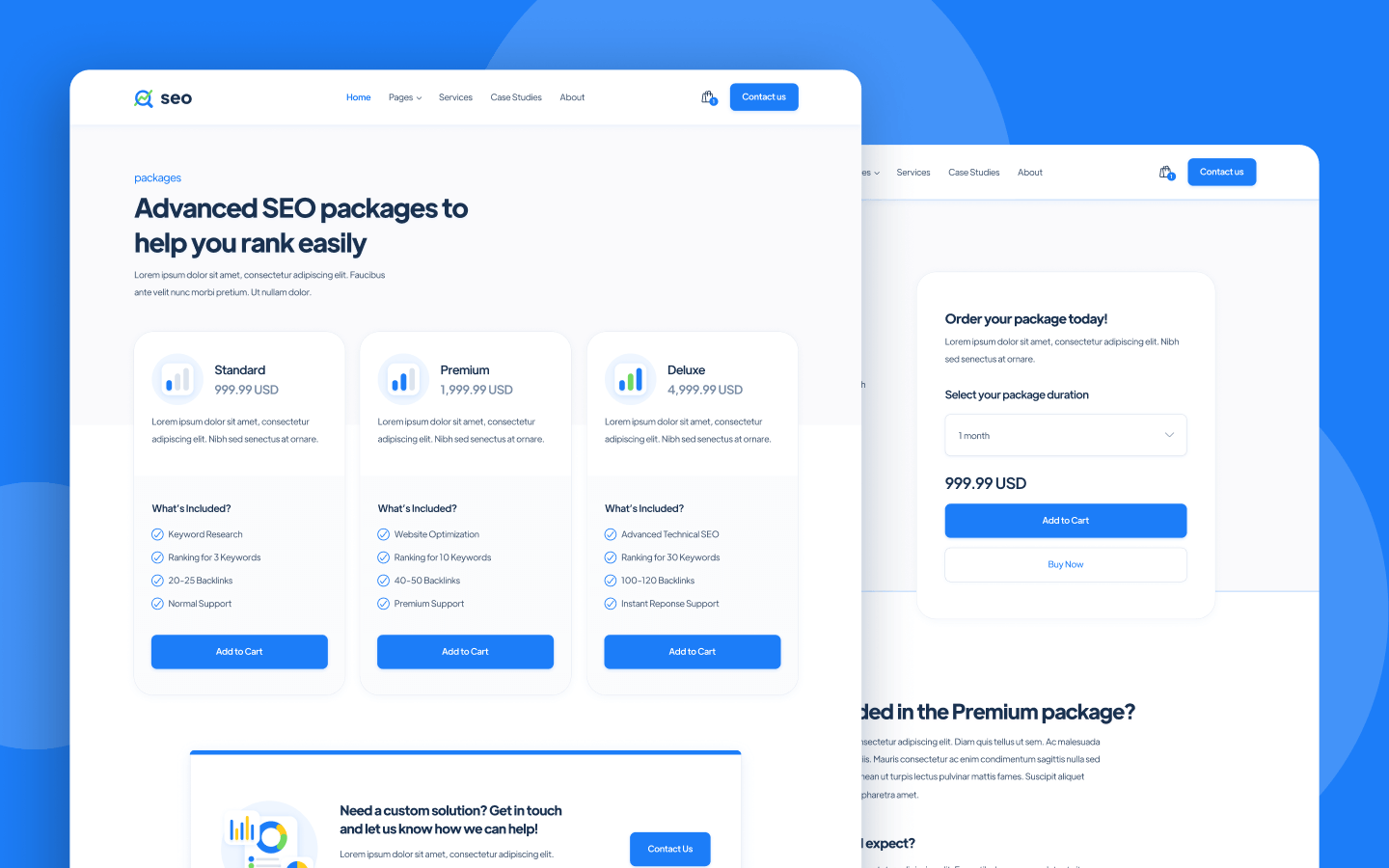 SEO Webflow Template