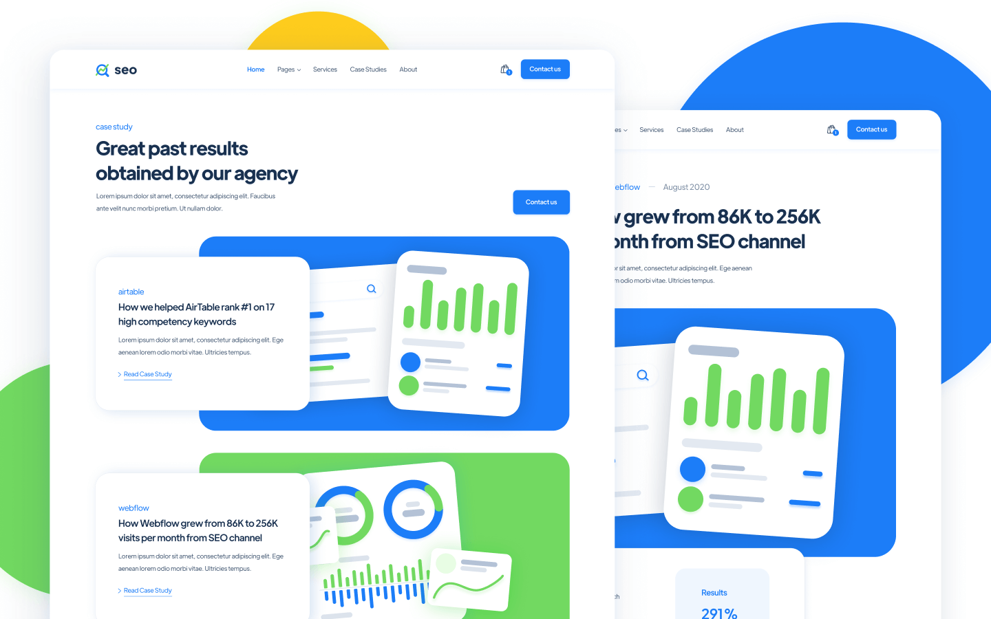 SEO Webflow Template