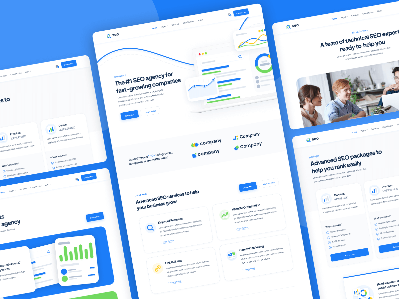 SEO Agency Webflow Template