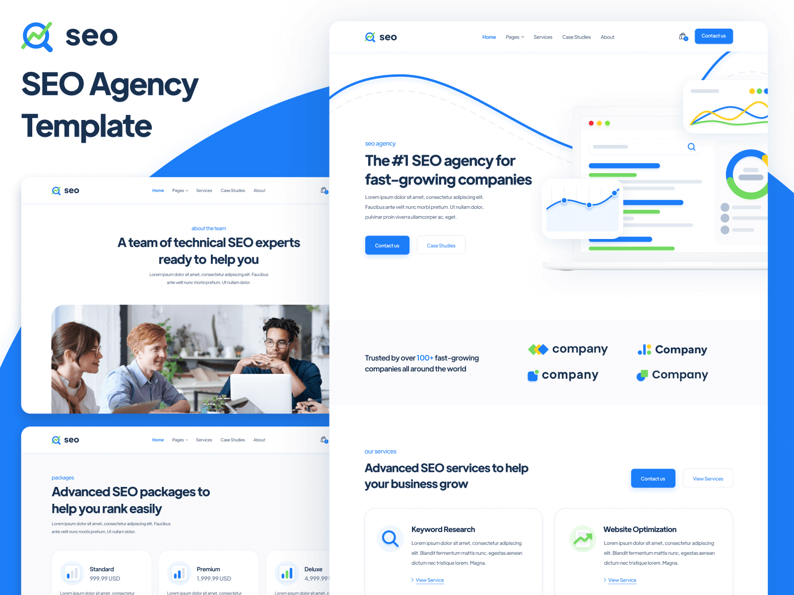 SEO Agency Webflow Template