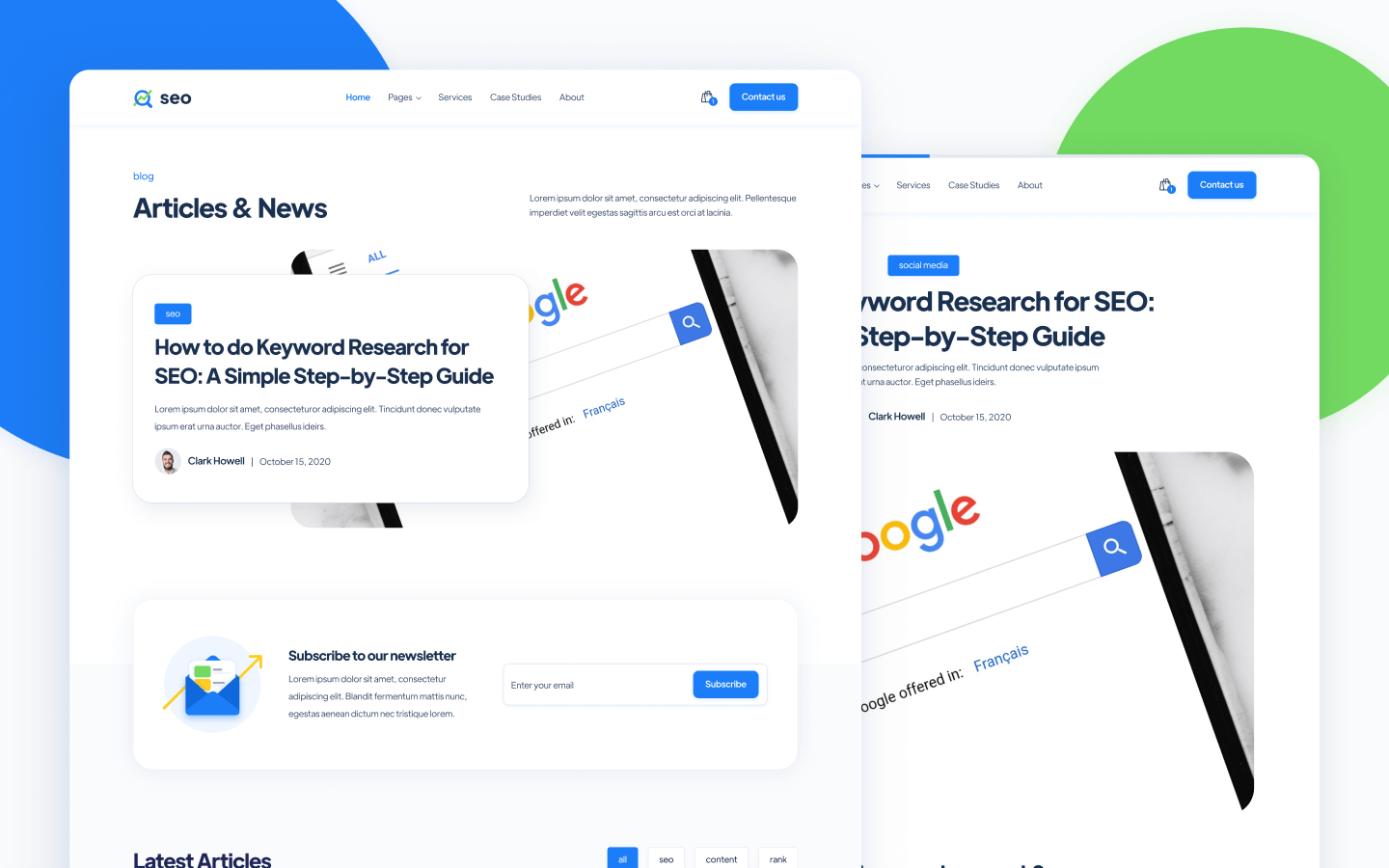 SEO Webflow Template