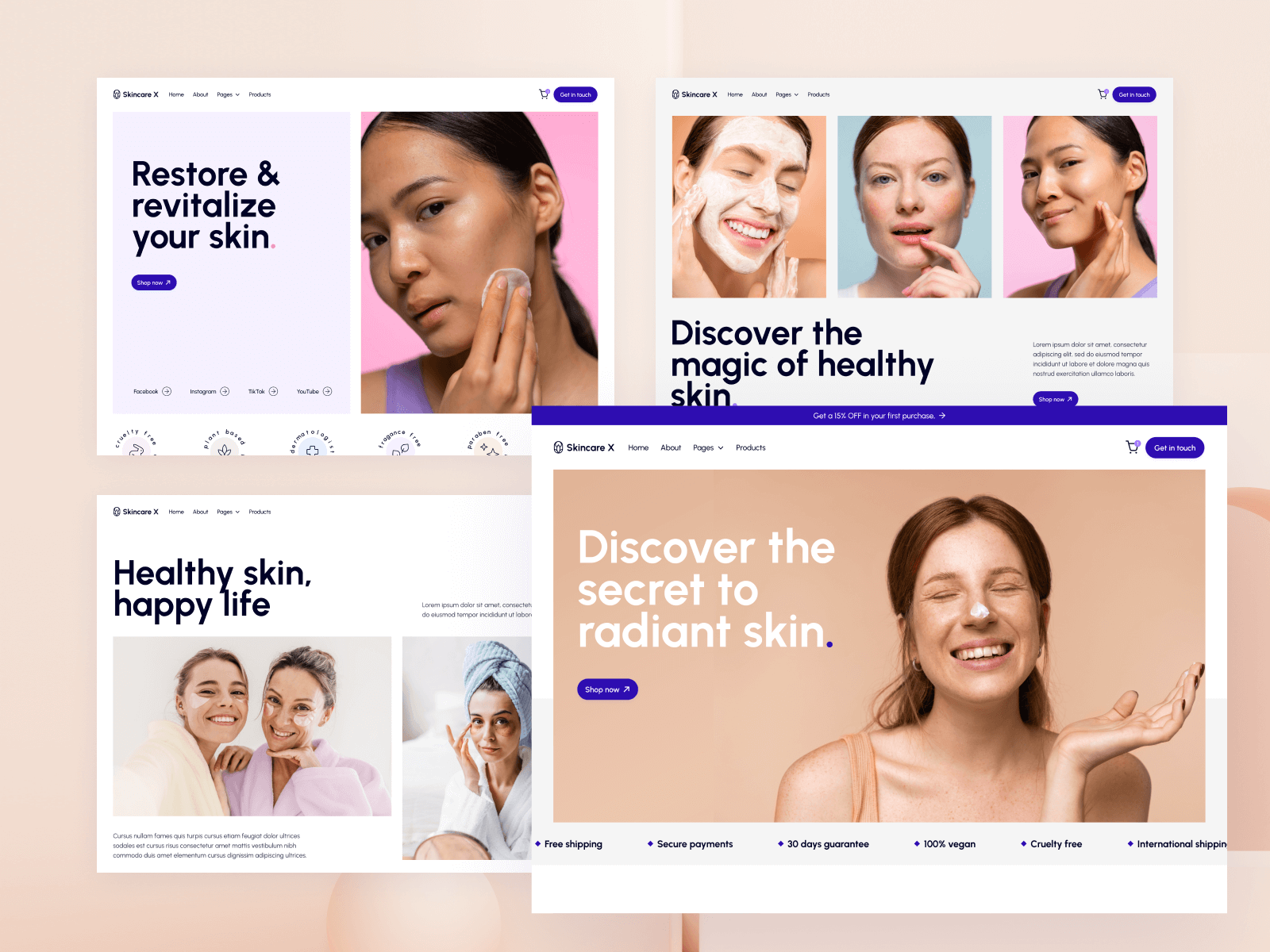 Makeup Shop Webflow Template
