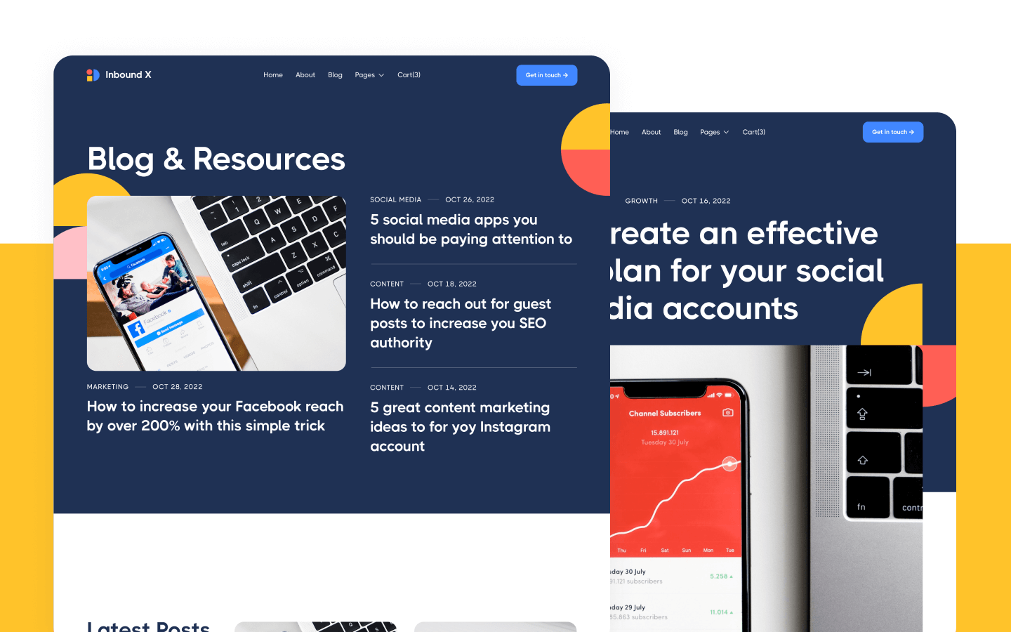 Inbound X Webflow Template