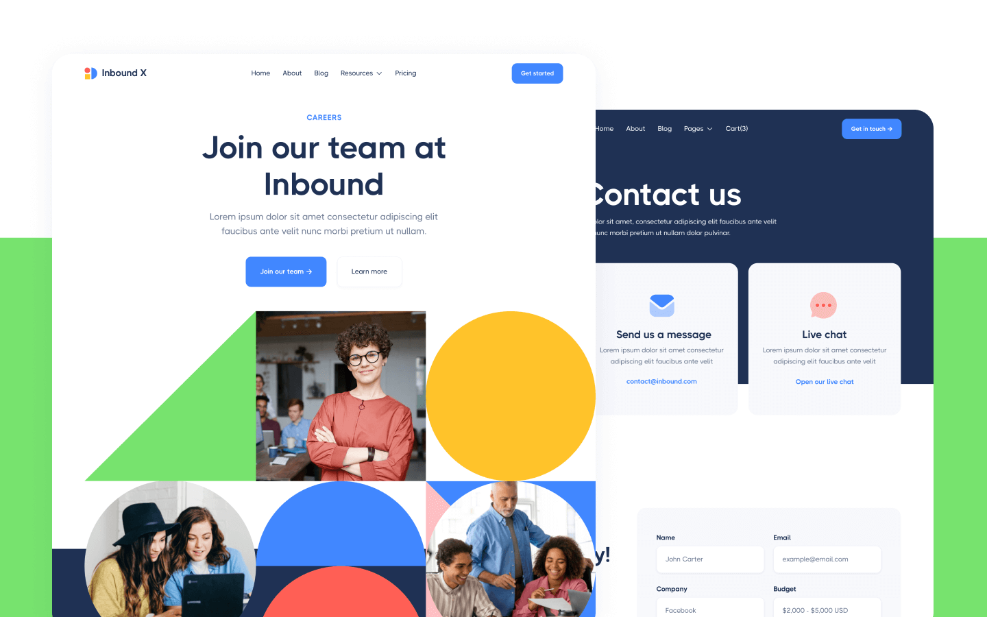 Inbound X Webflow Template