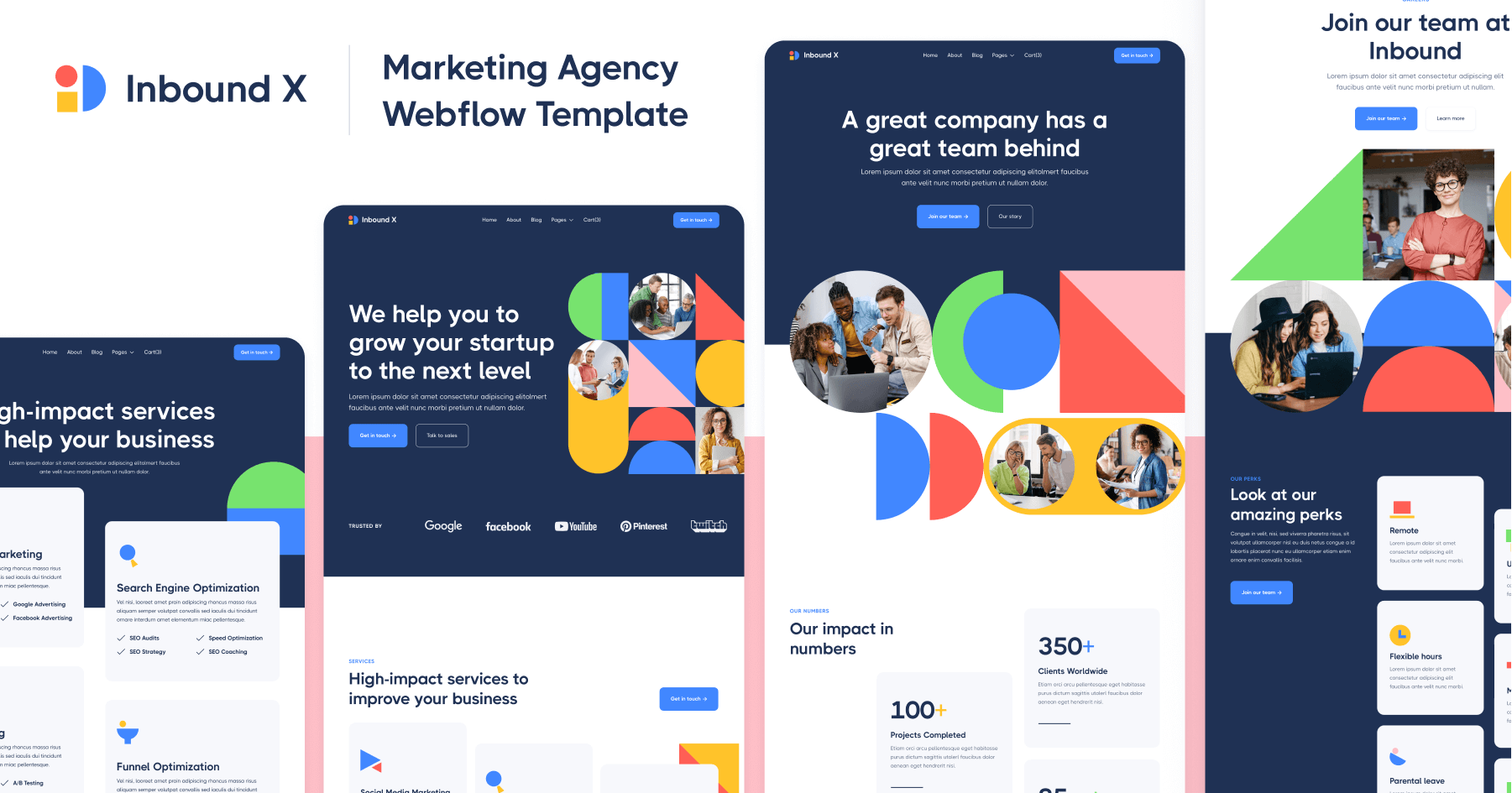 Marketing Agency Webflow Template