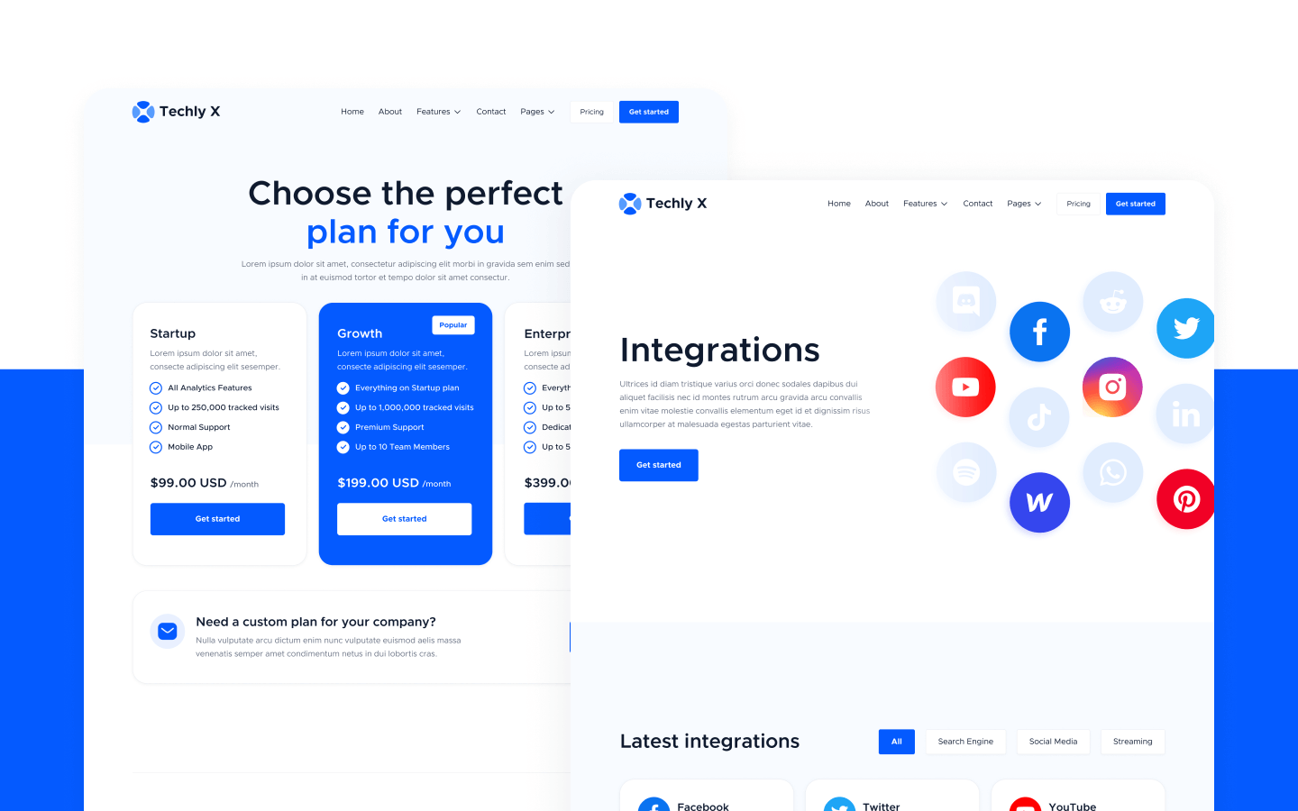 Techly X Webflow Template