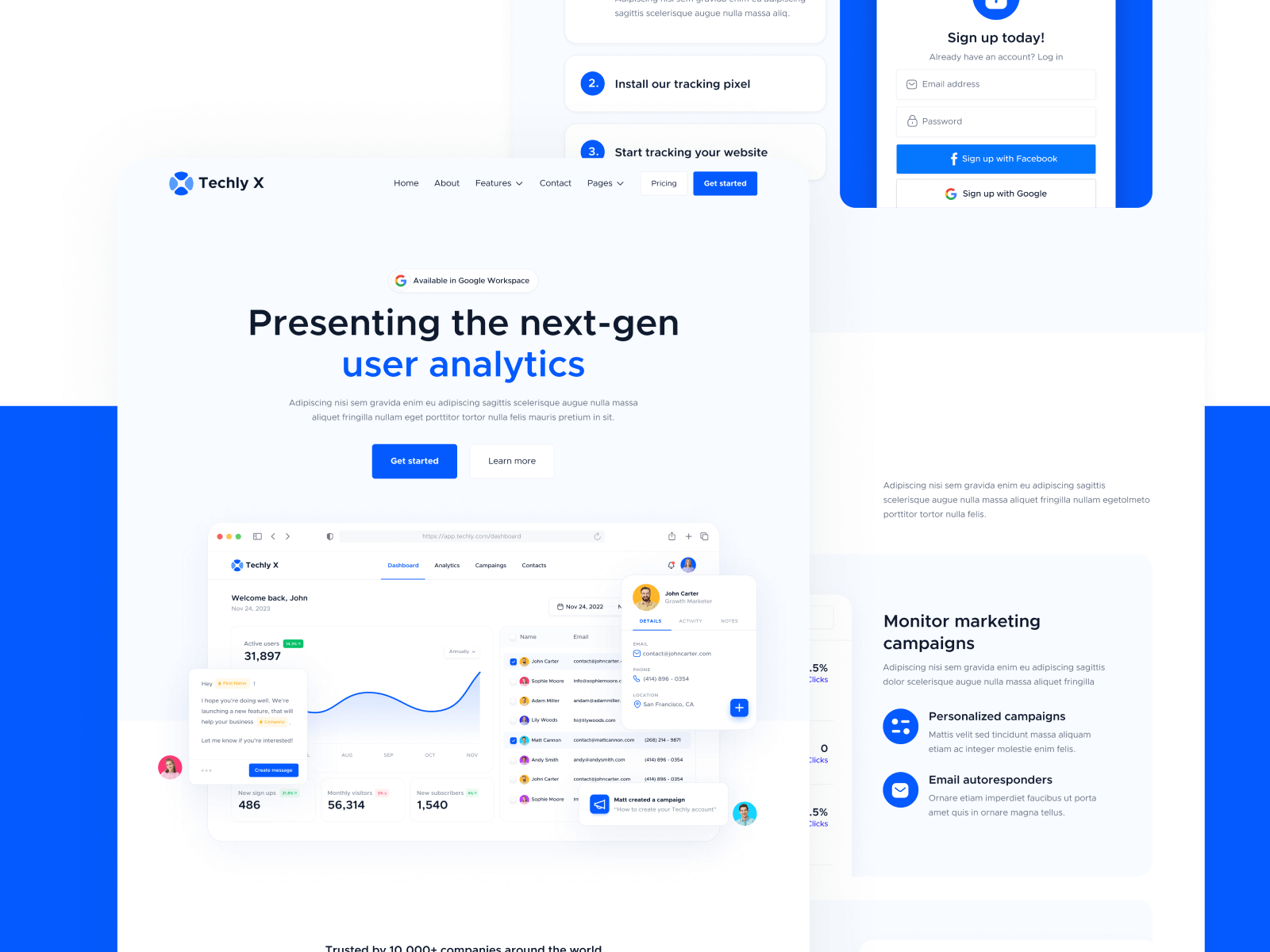 Tech Startup Webflow Template