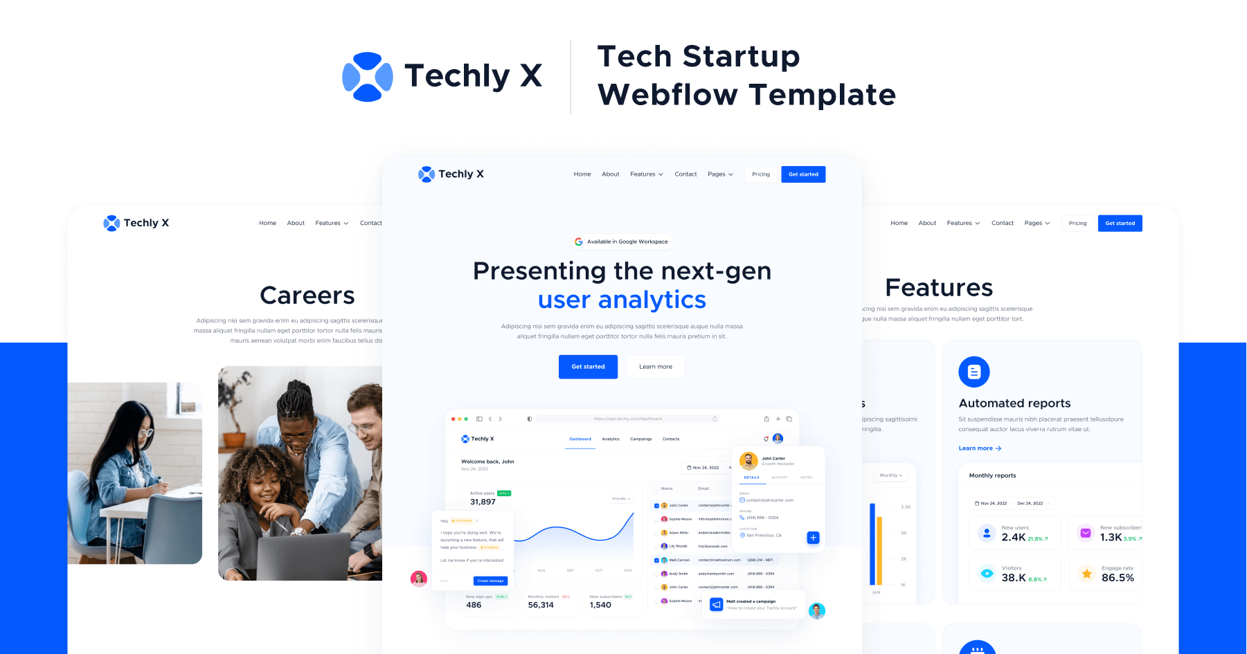 Tech Webflow Template