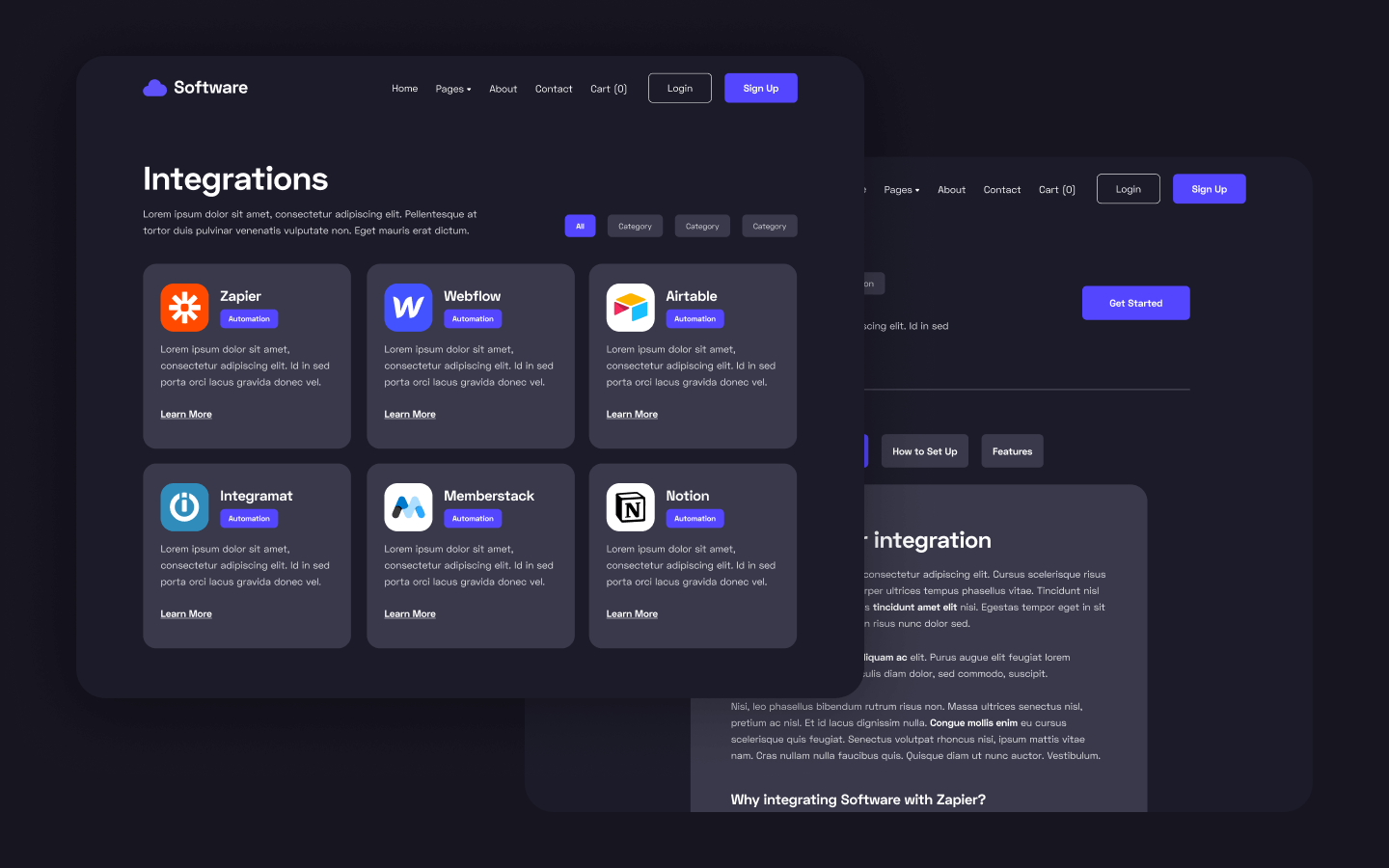 Software Webflow Template