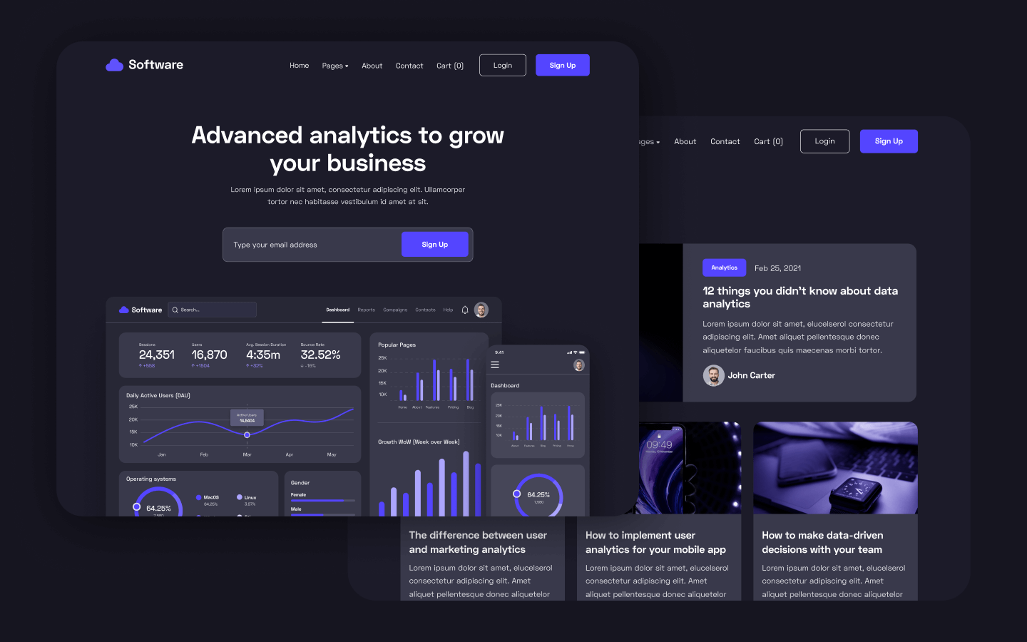 Software Webflow Template