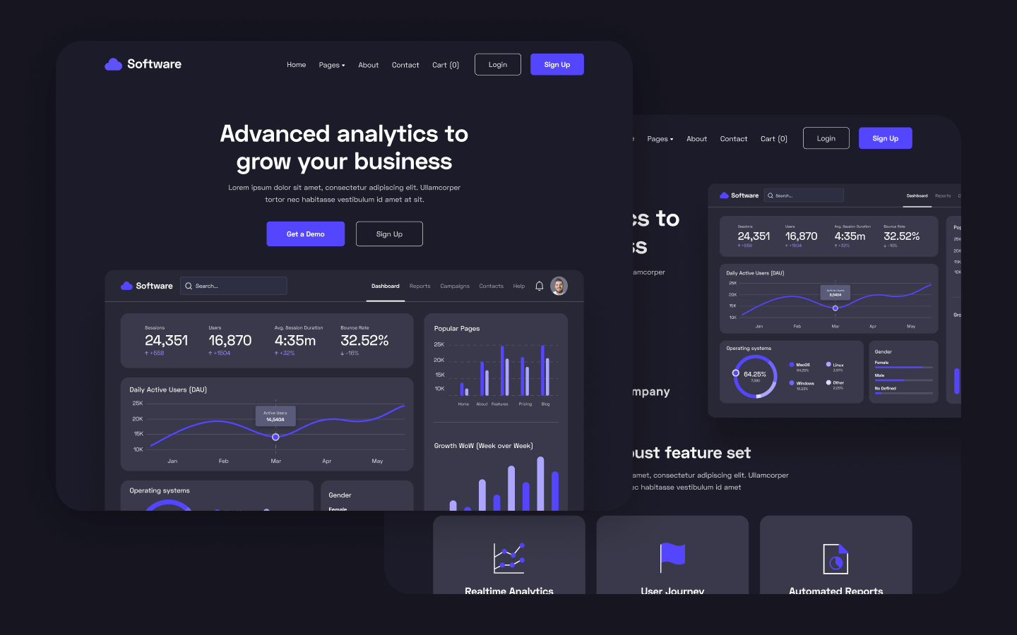 Software Webflow Template & UI Kit