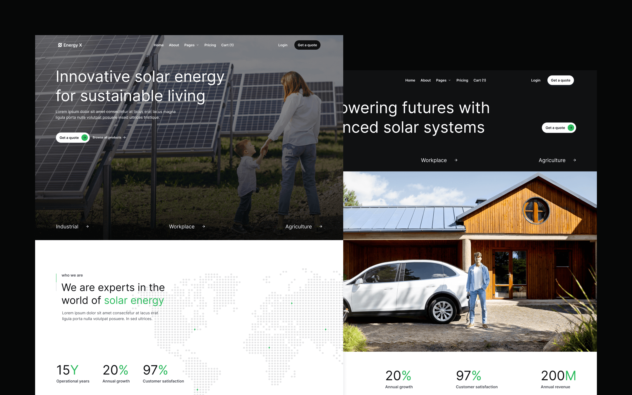 Energy X Webflow Template