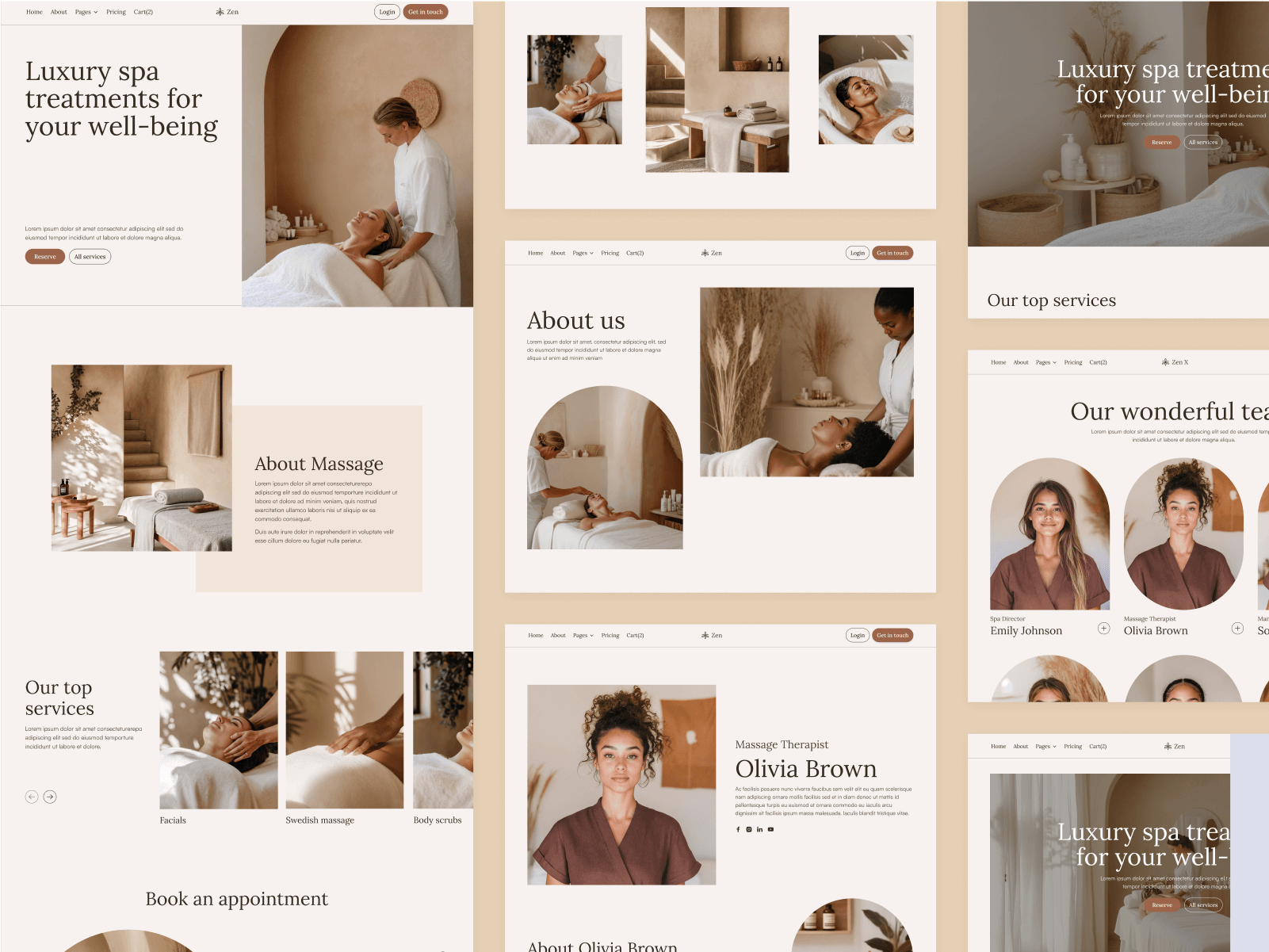 Massage Webflow Theme
