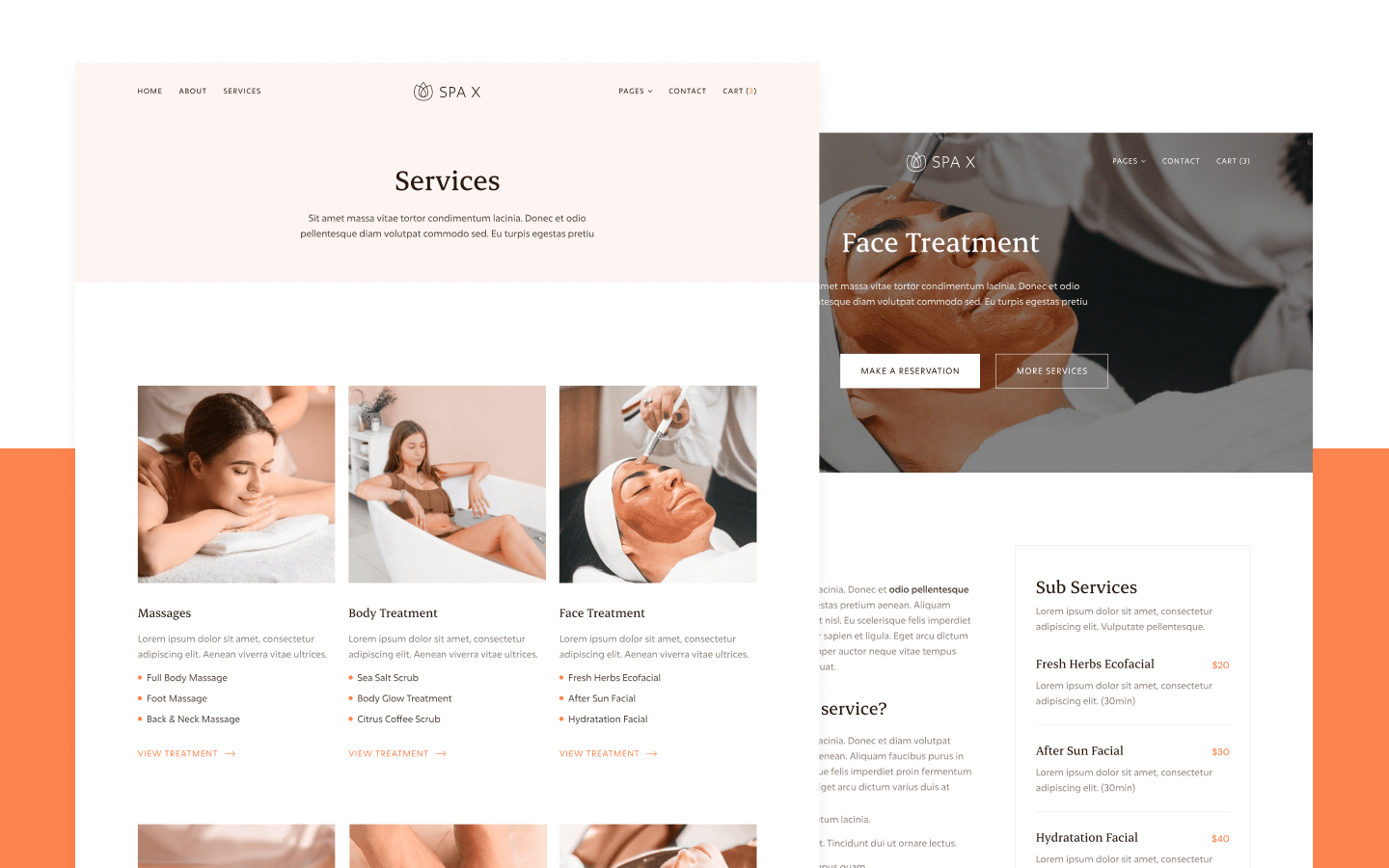Spa X Webflow Template