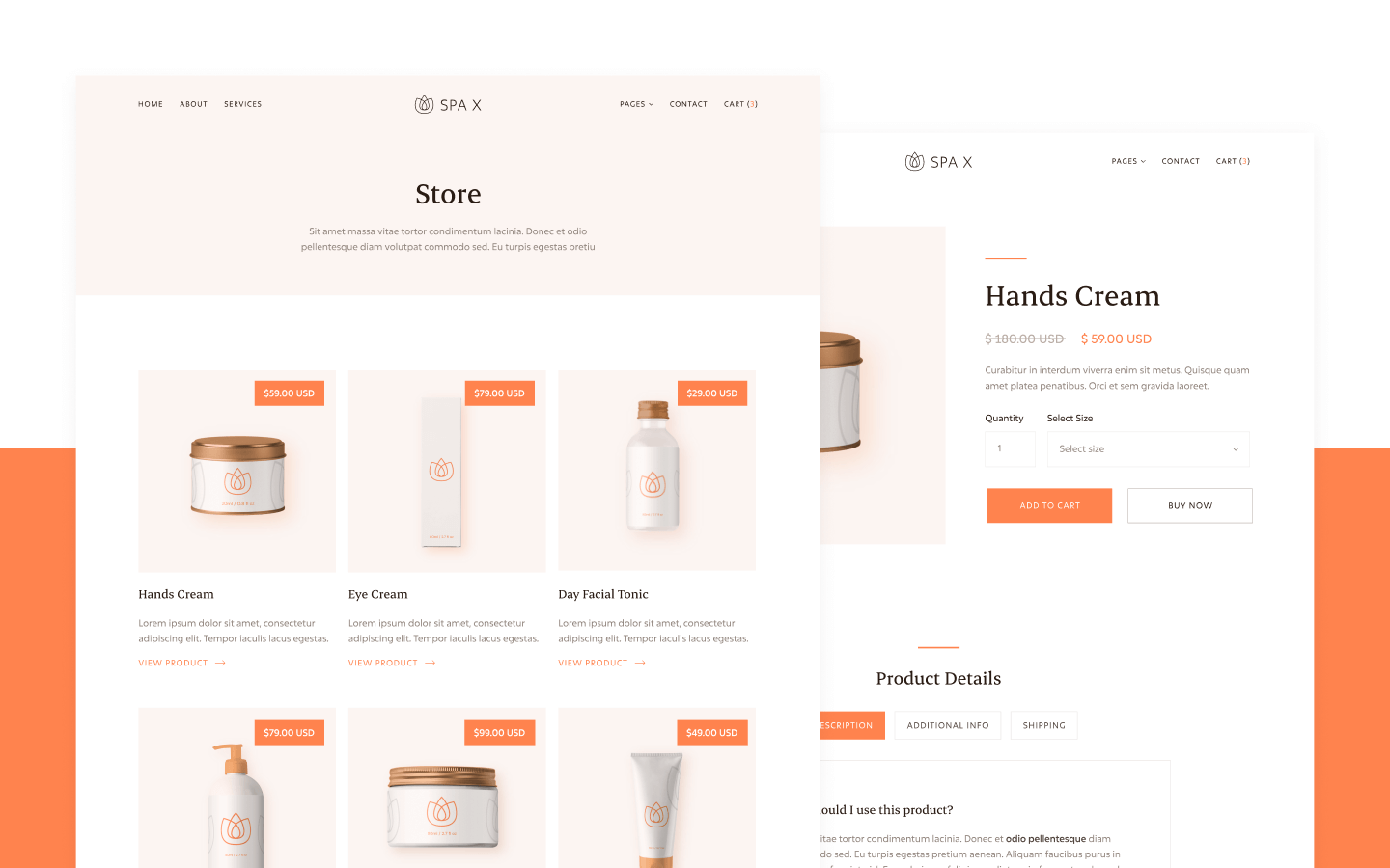 Spa X Webflow Template