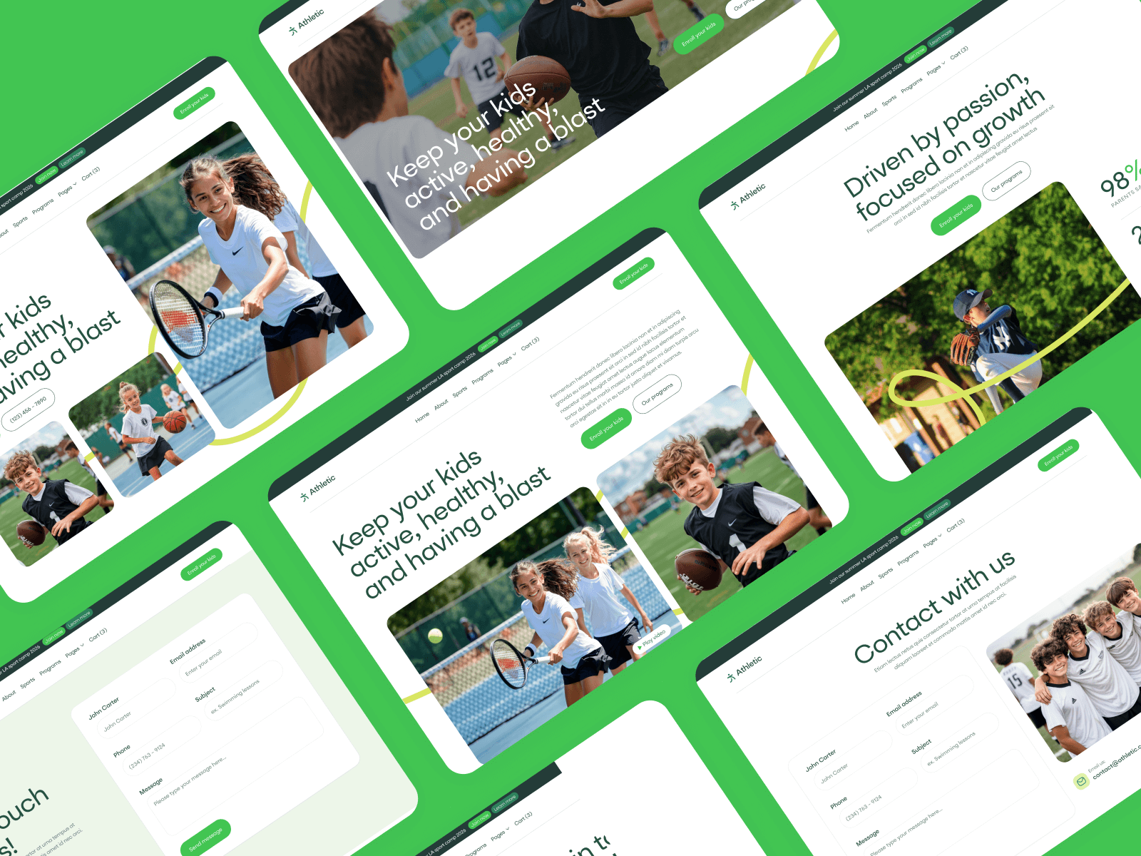 Sports Academy Webflow Theme