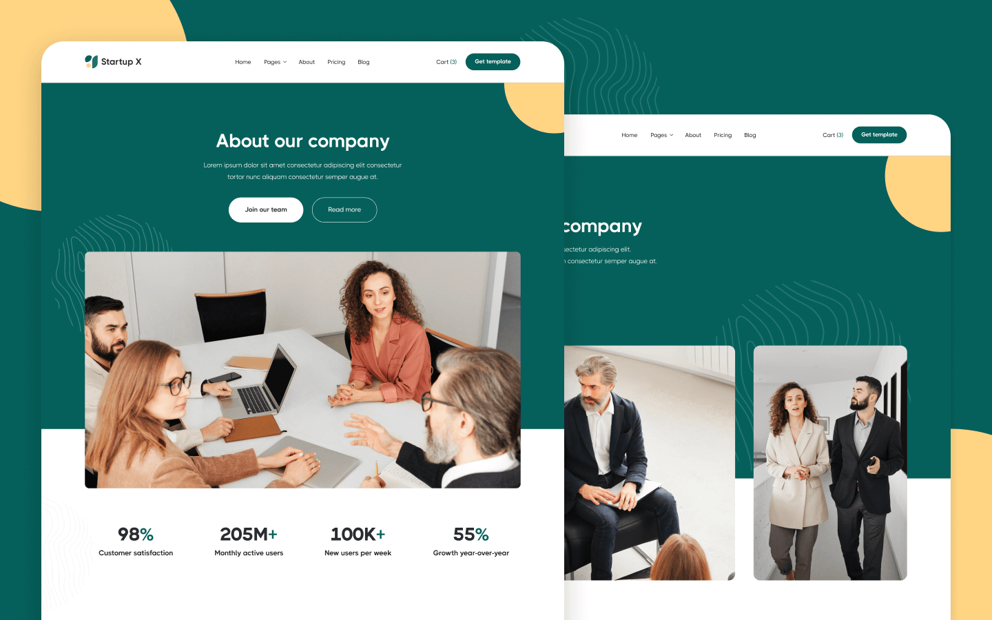 Startup X Webflow Template
