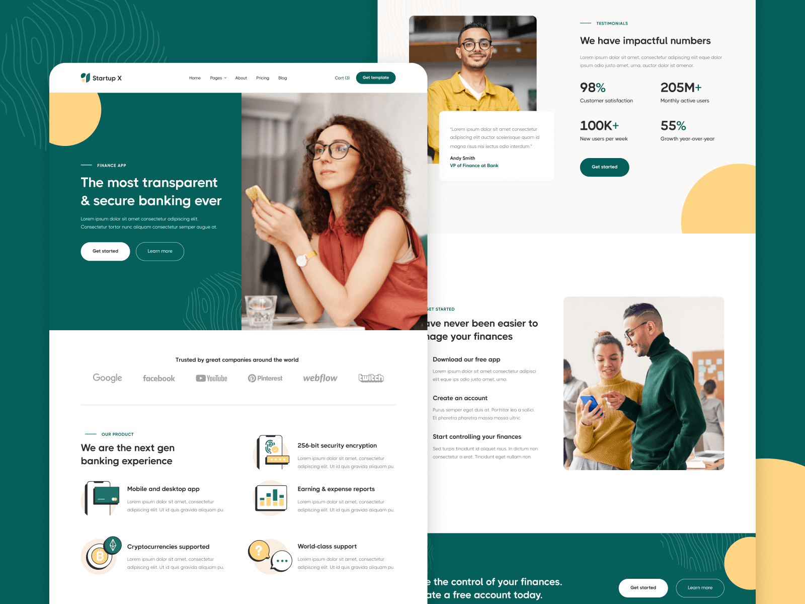 Startup Webflow Template & UI Kit