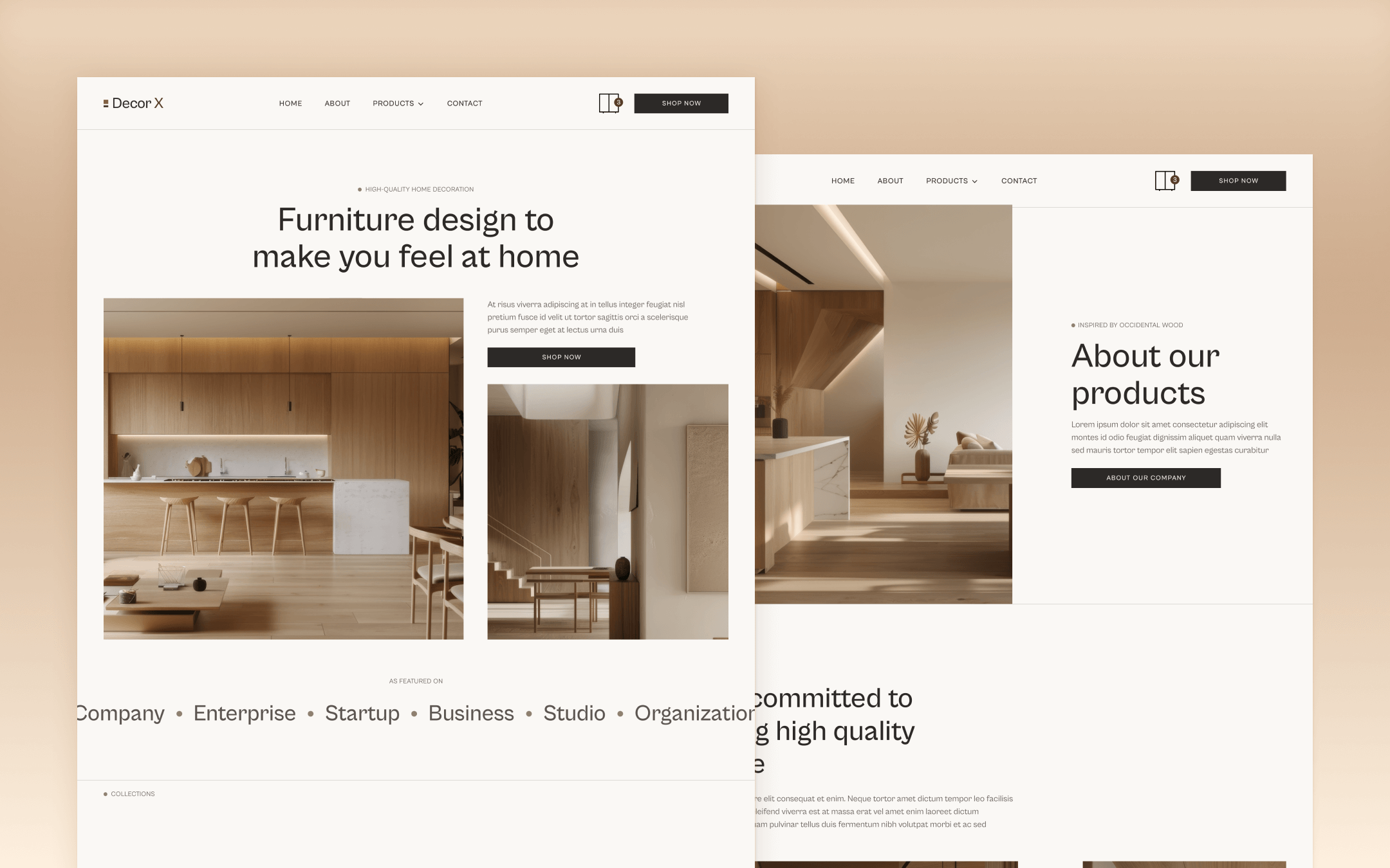 Decor X Webflow Template