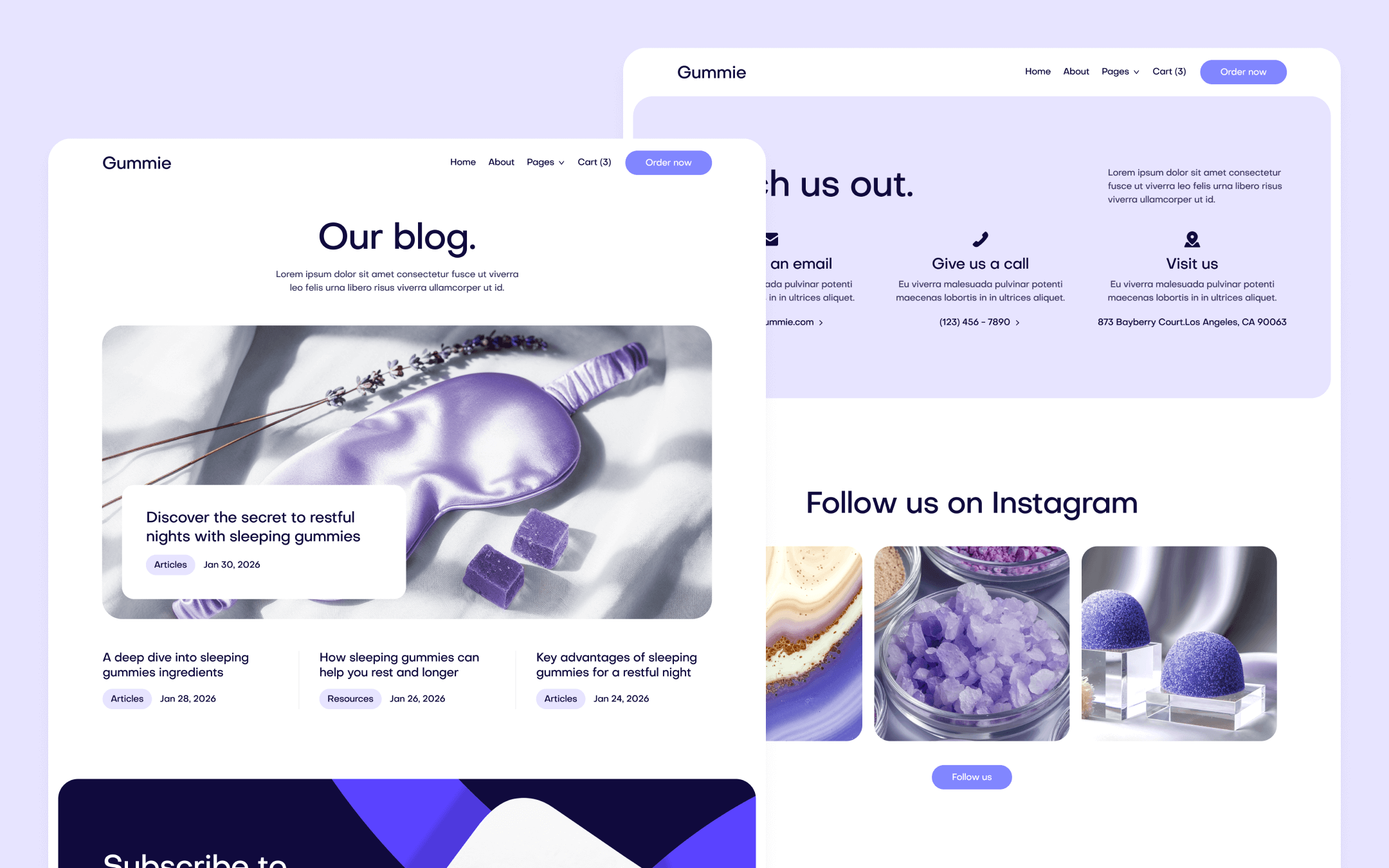 Gummie Webflow Template