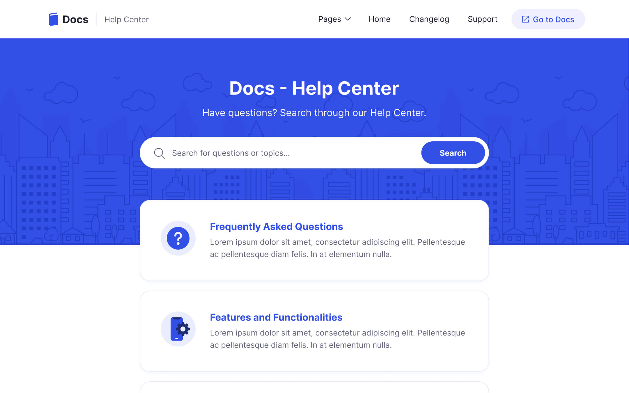 Docs Webflow Template