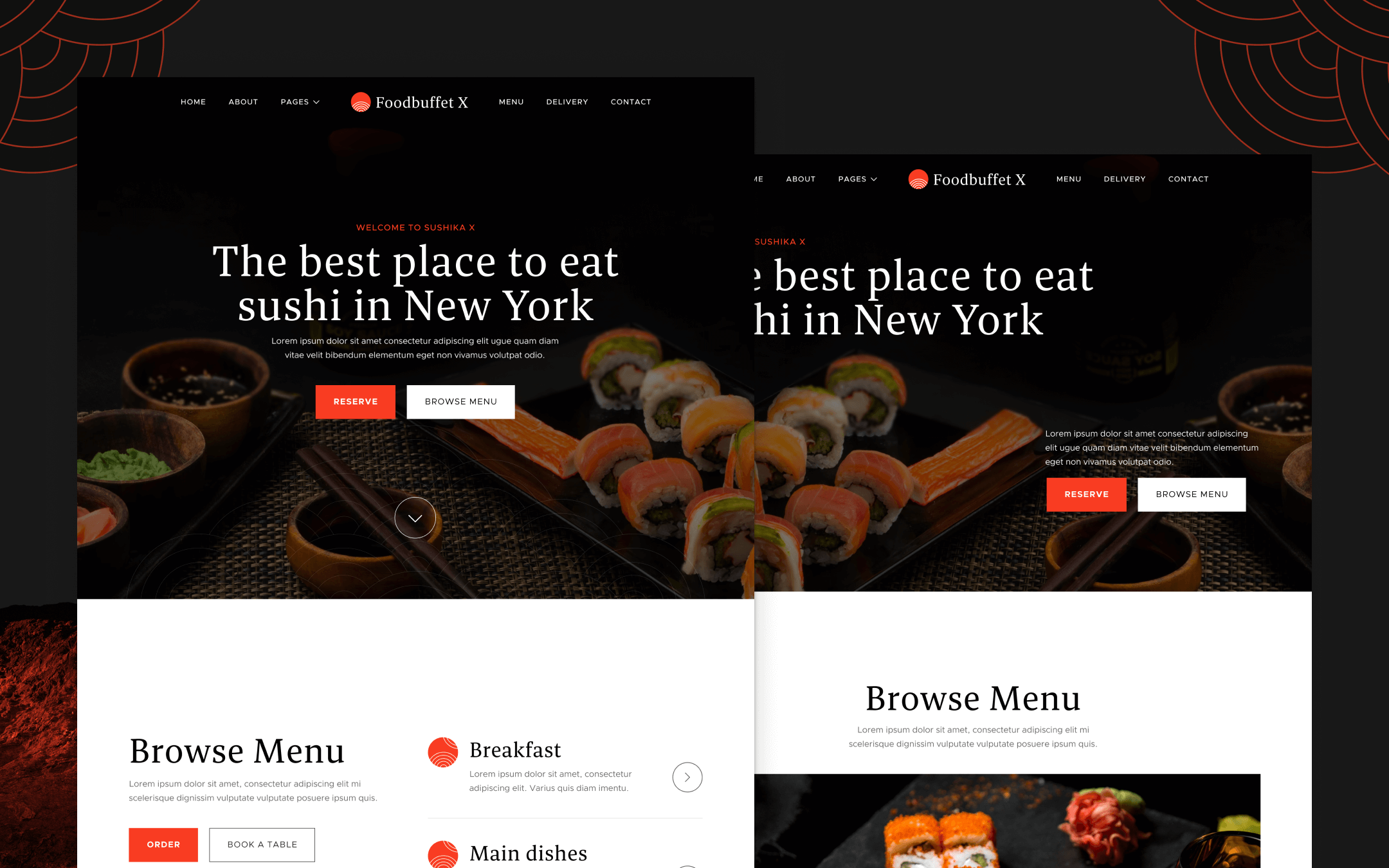 Foodbuffet X Webflow Template