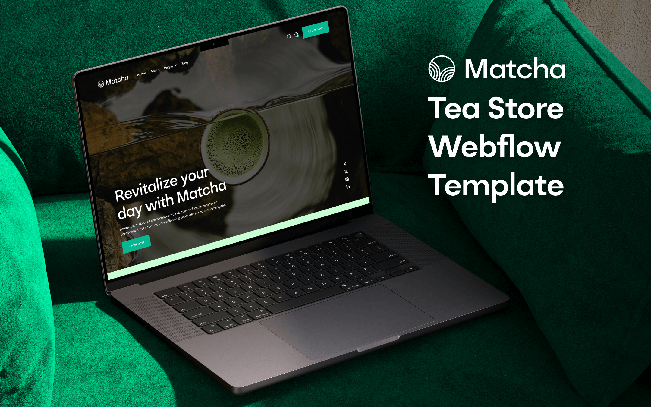 Tea Store Webflow Template
