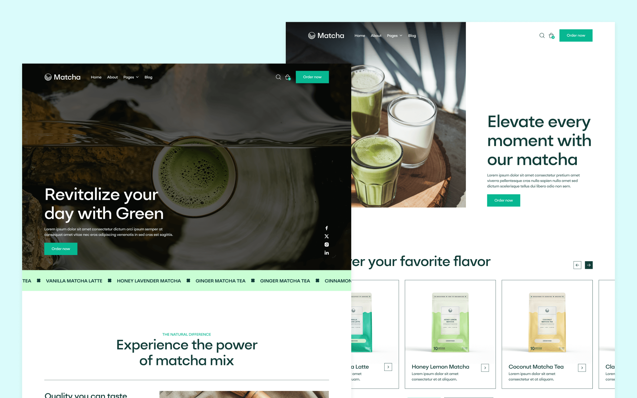 Matcha Webflow Template