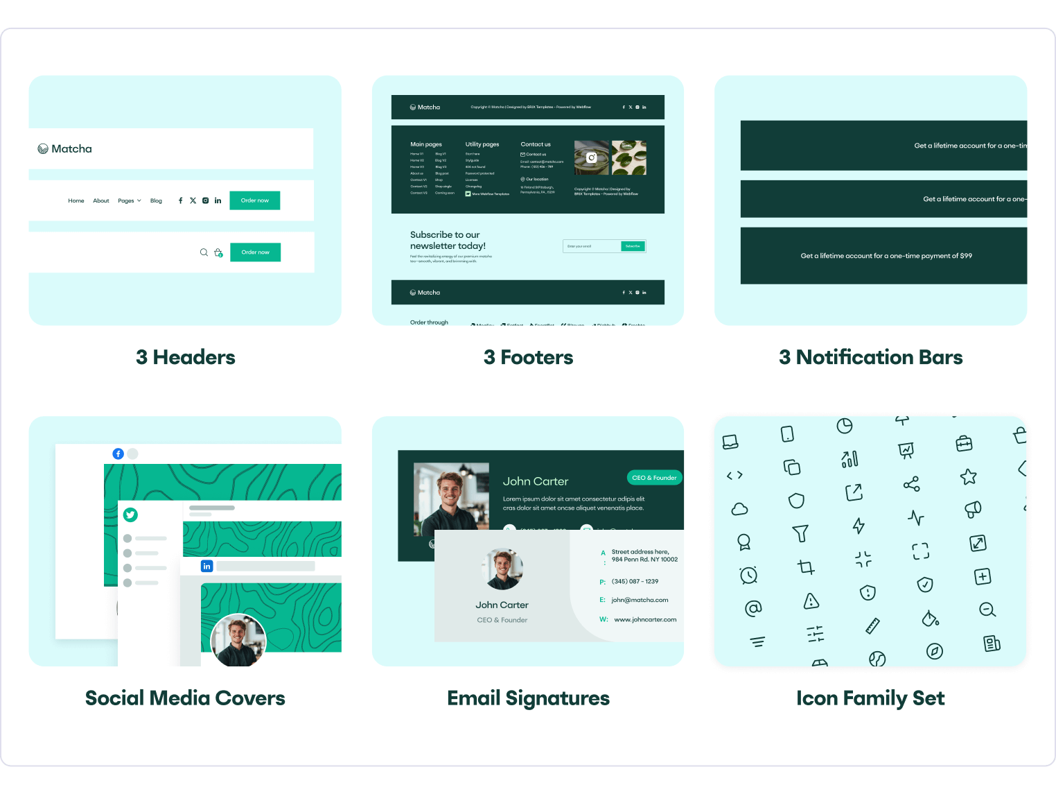 Matcha - Tea Store Webflow Template Benefits