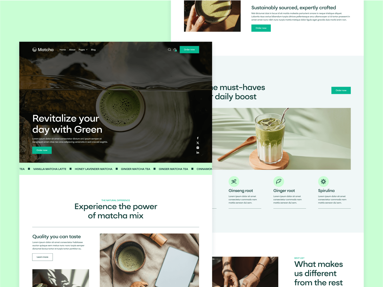 Tea Store Webflow Template