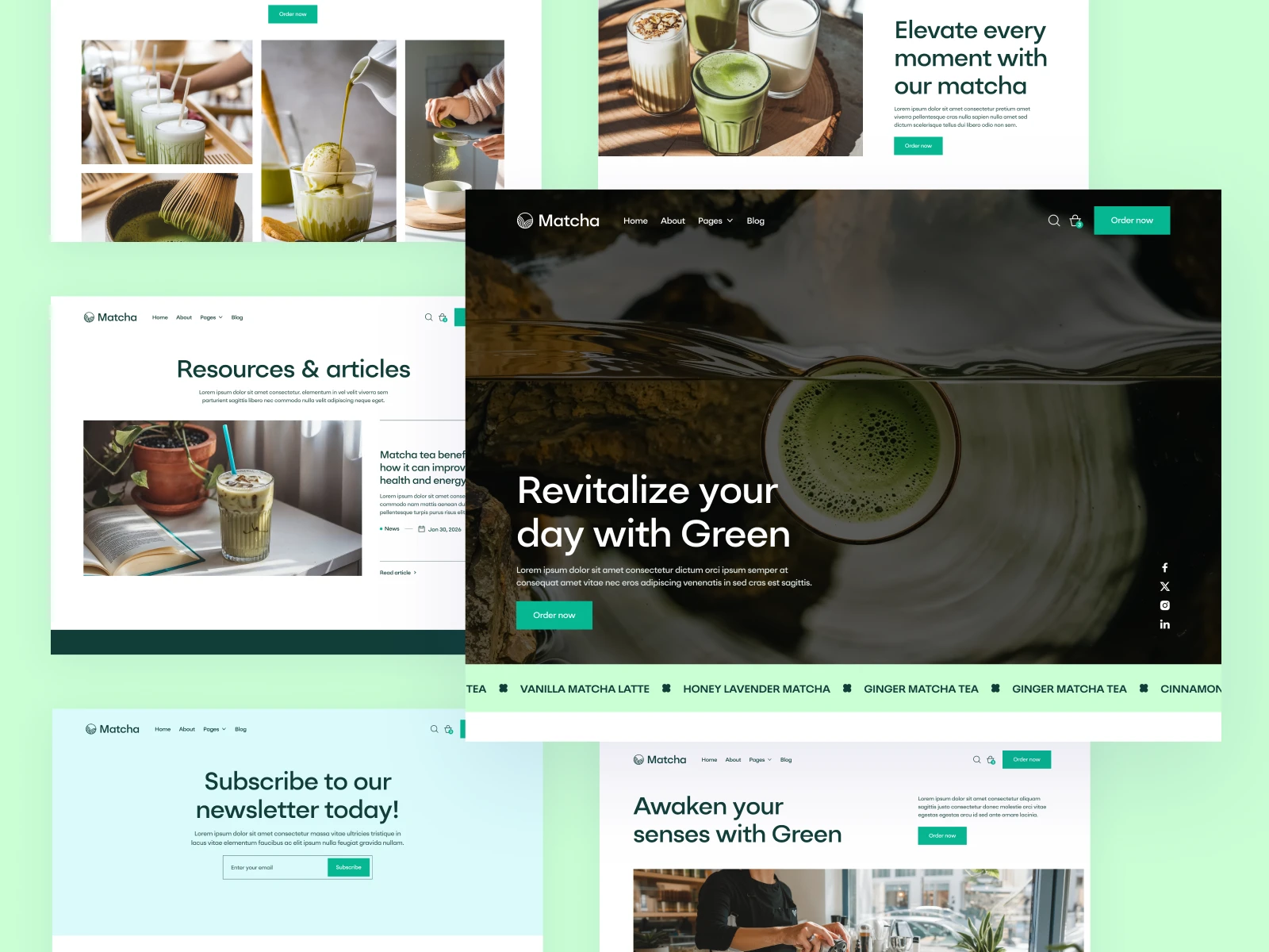 Tea Shop Webflow Theme