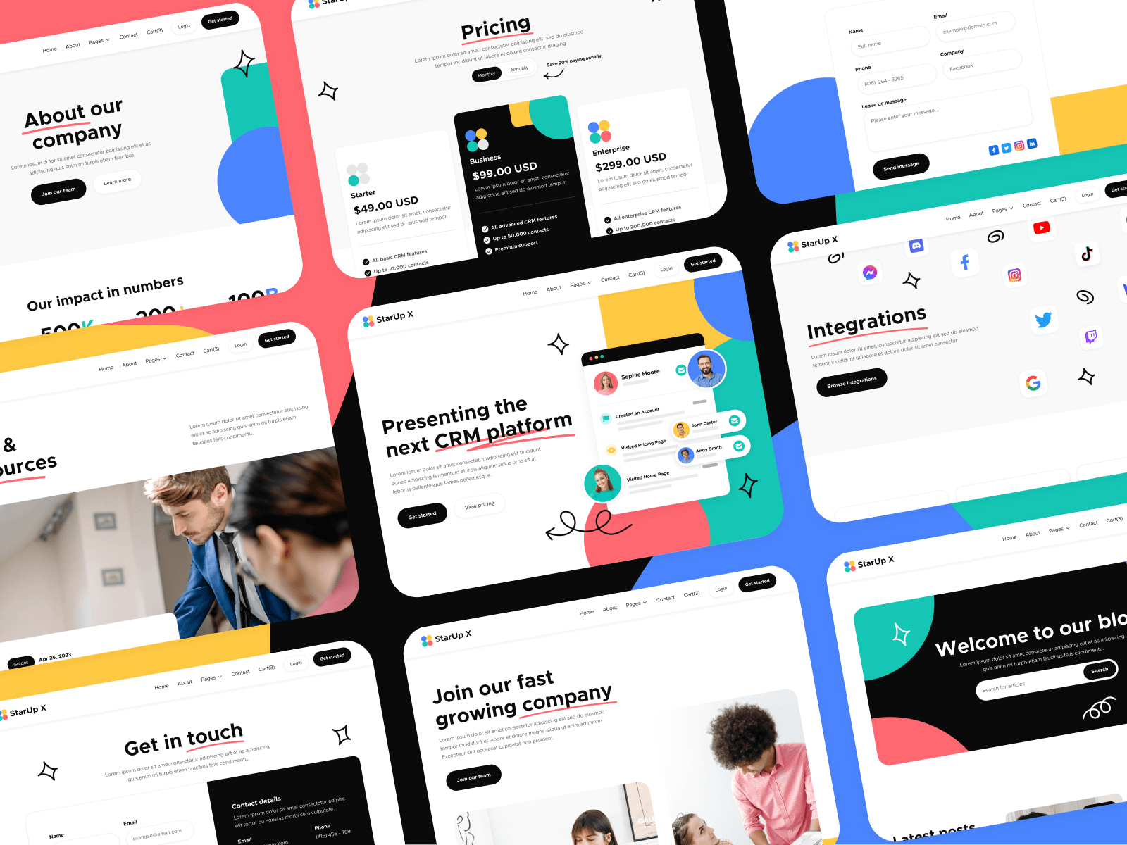 Modern Tech Startup Webflow Theme