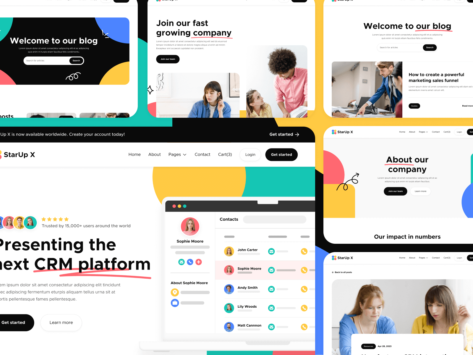 Modern Technology Startup Webflow Template