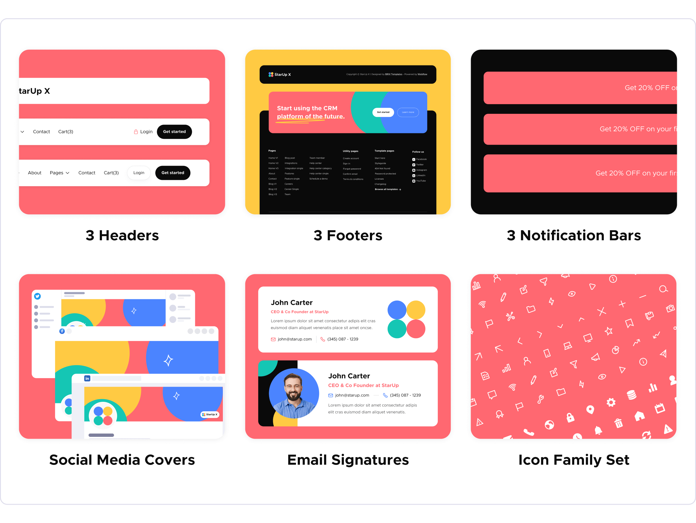 StarUp X Technology Webflow Template Benefits