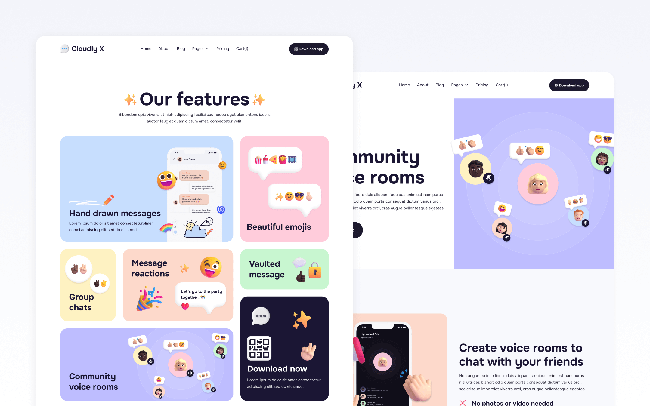 Cloudly X Webflow Template