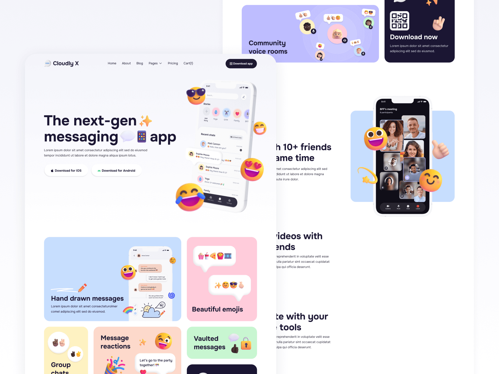 SaaS App Webflow Template