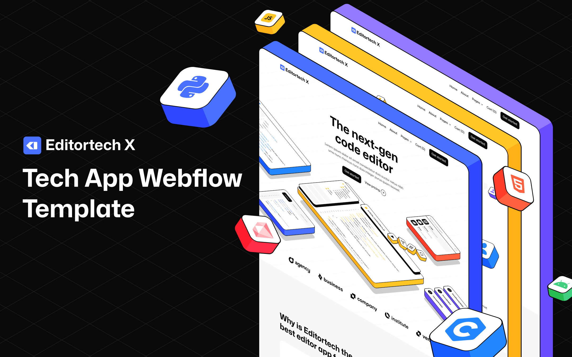 Tech App Webflow Theme