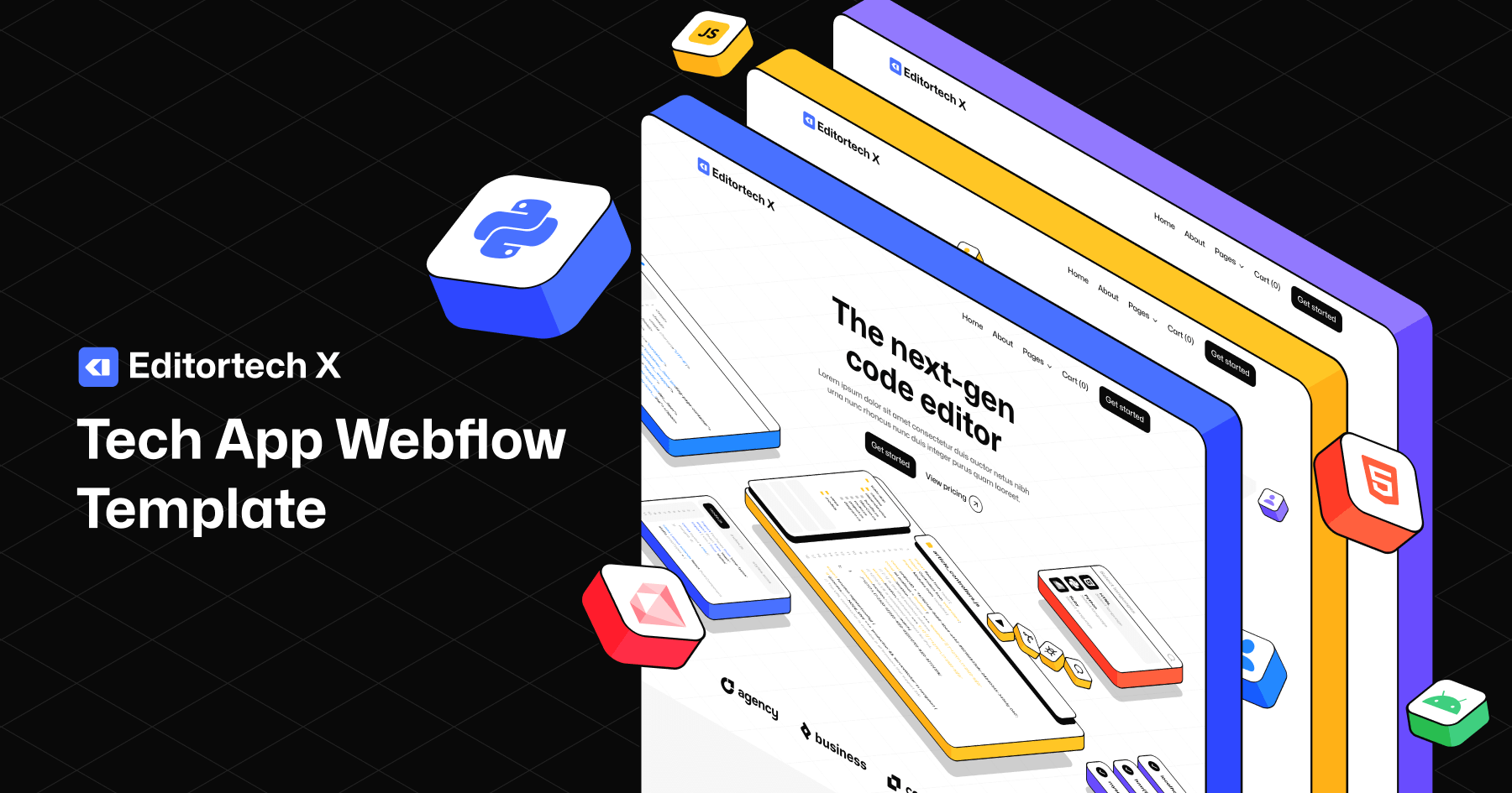 Tech App Webflow Theme