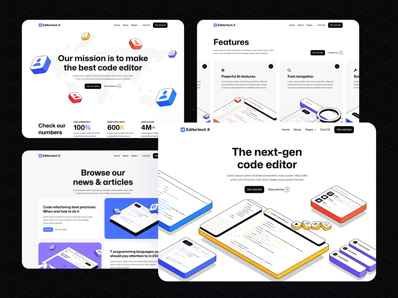 Technology App Webflow Template