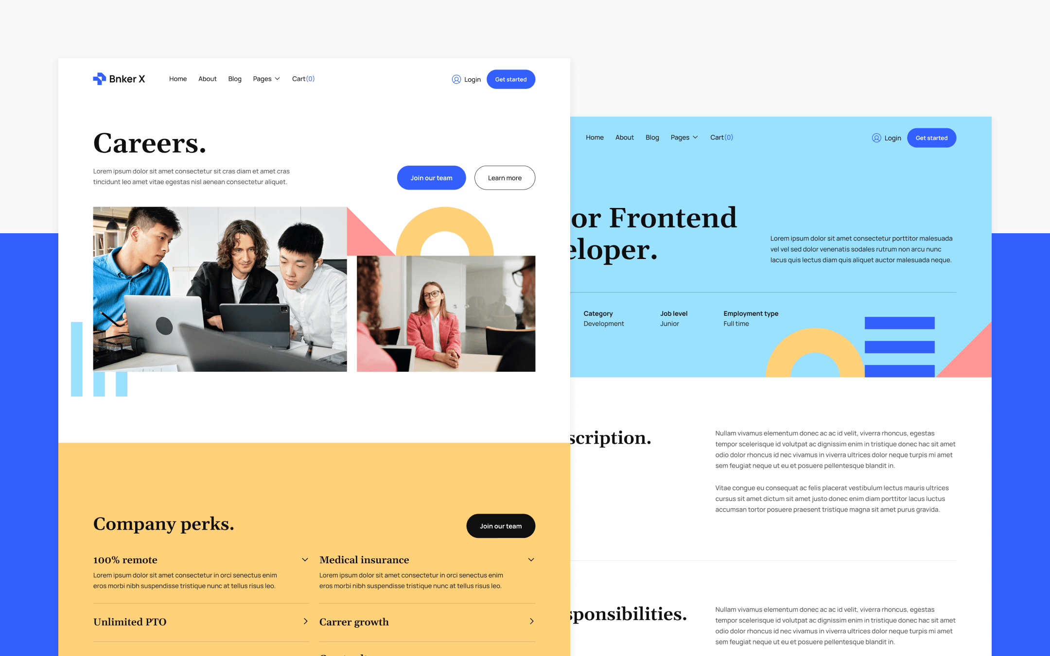 Bnker X Webflow Template
