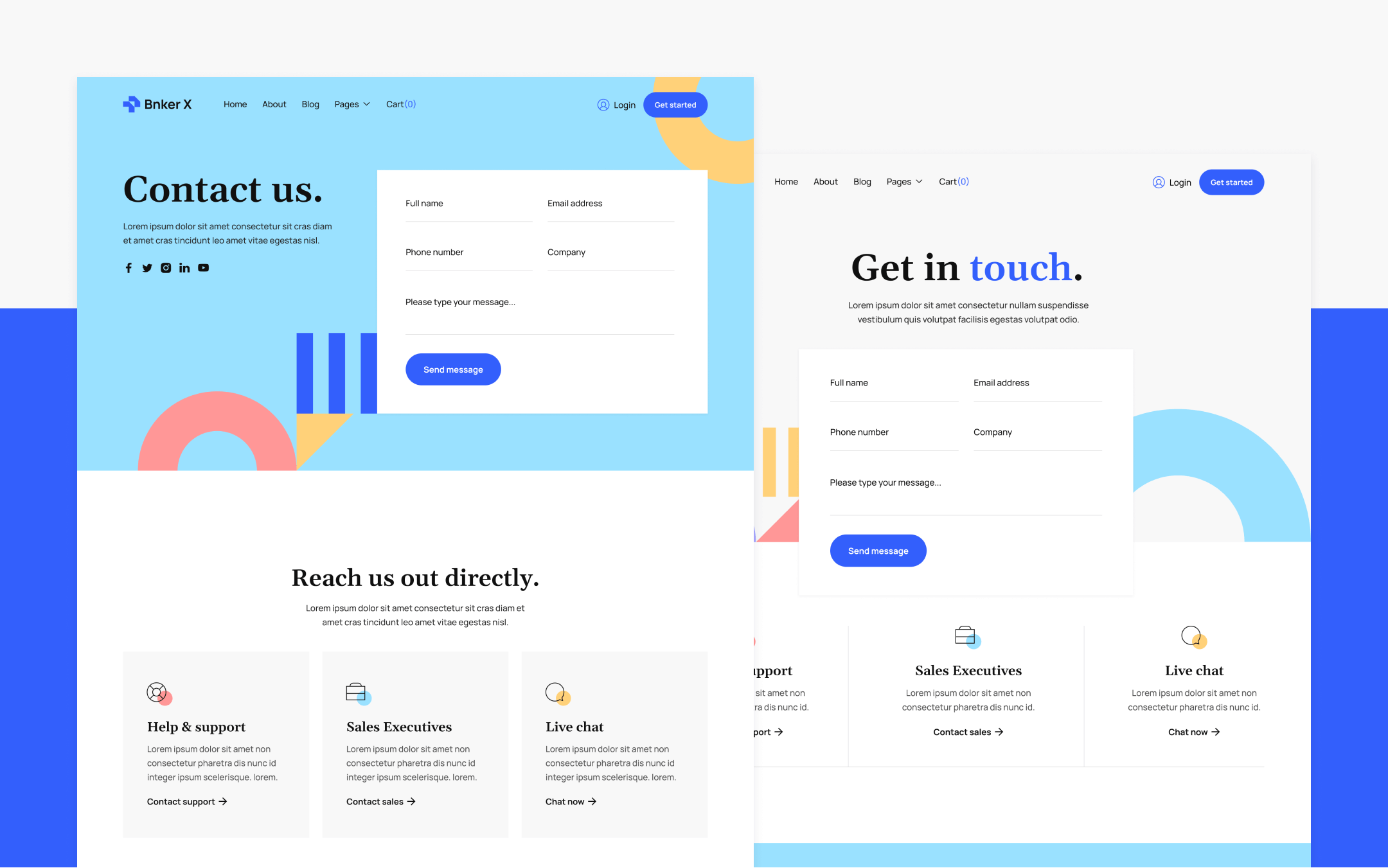 Bnker X Webflow Template