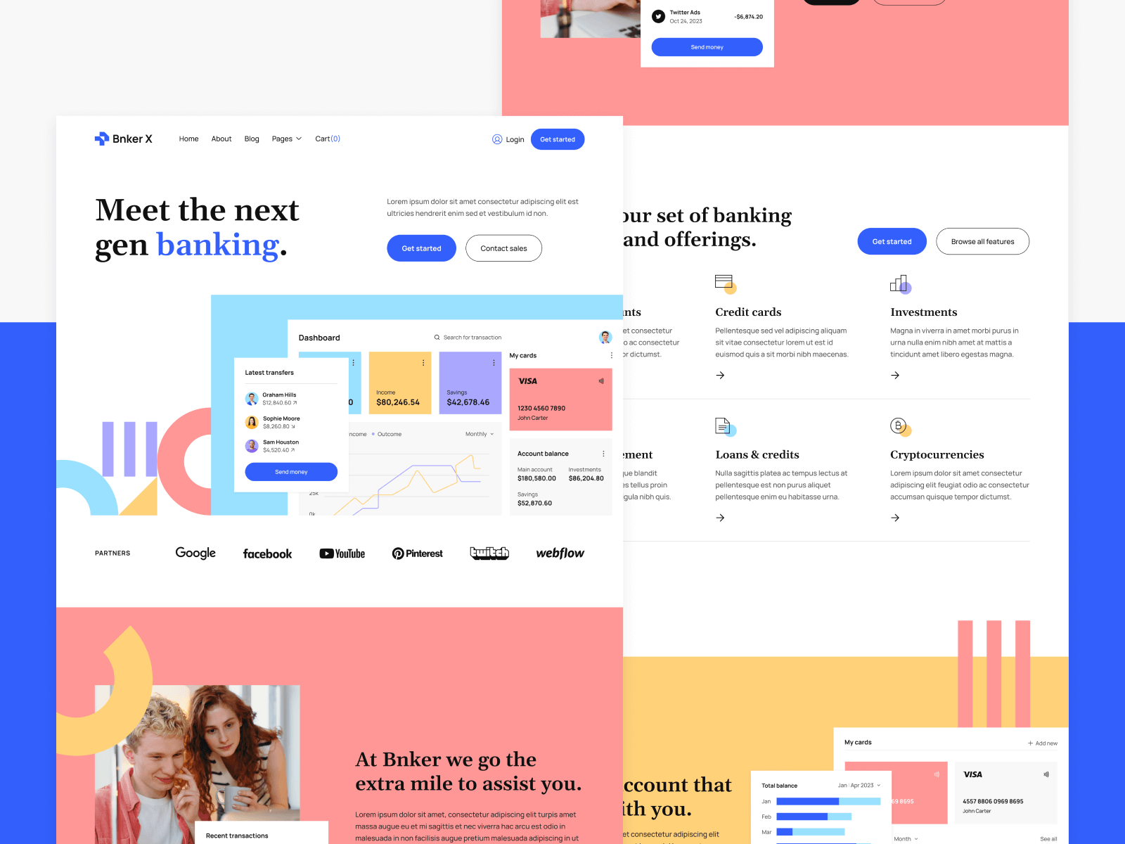 Tech Bank Webflow Template