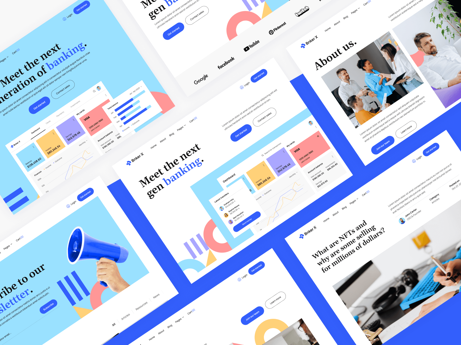 Neobank Webflow Template