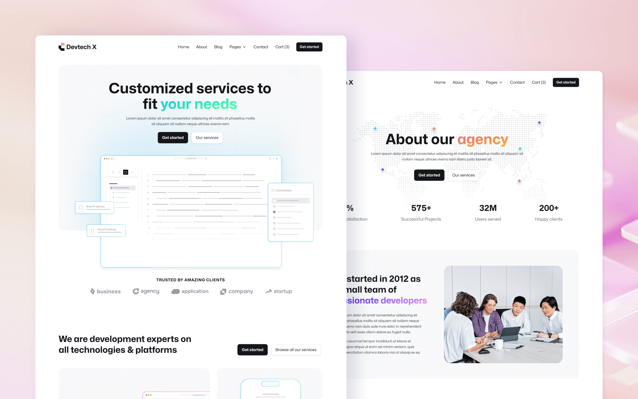 Devtech X Webflow Template