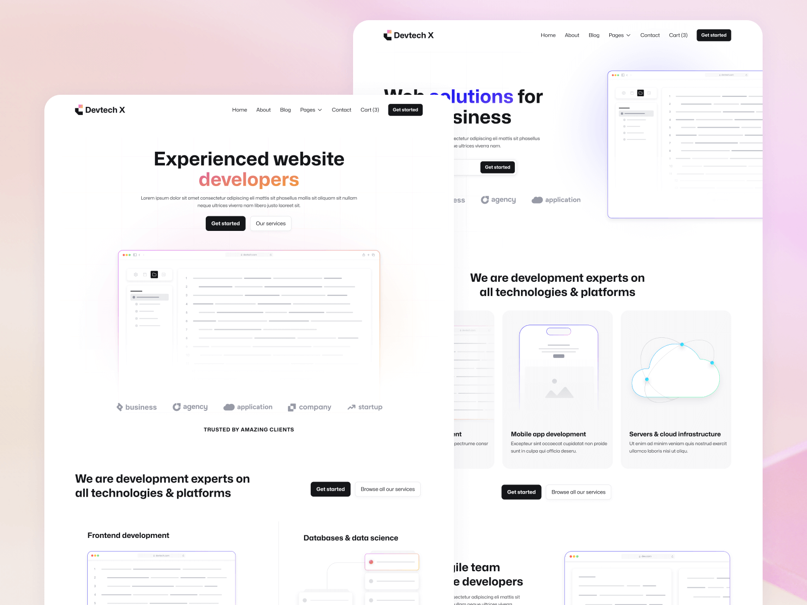 Tech Development Agency Webflow Template