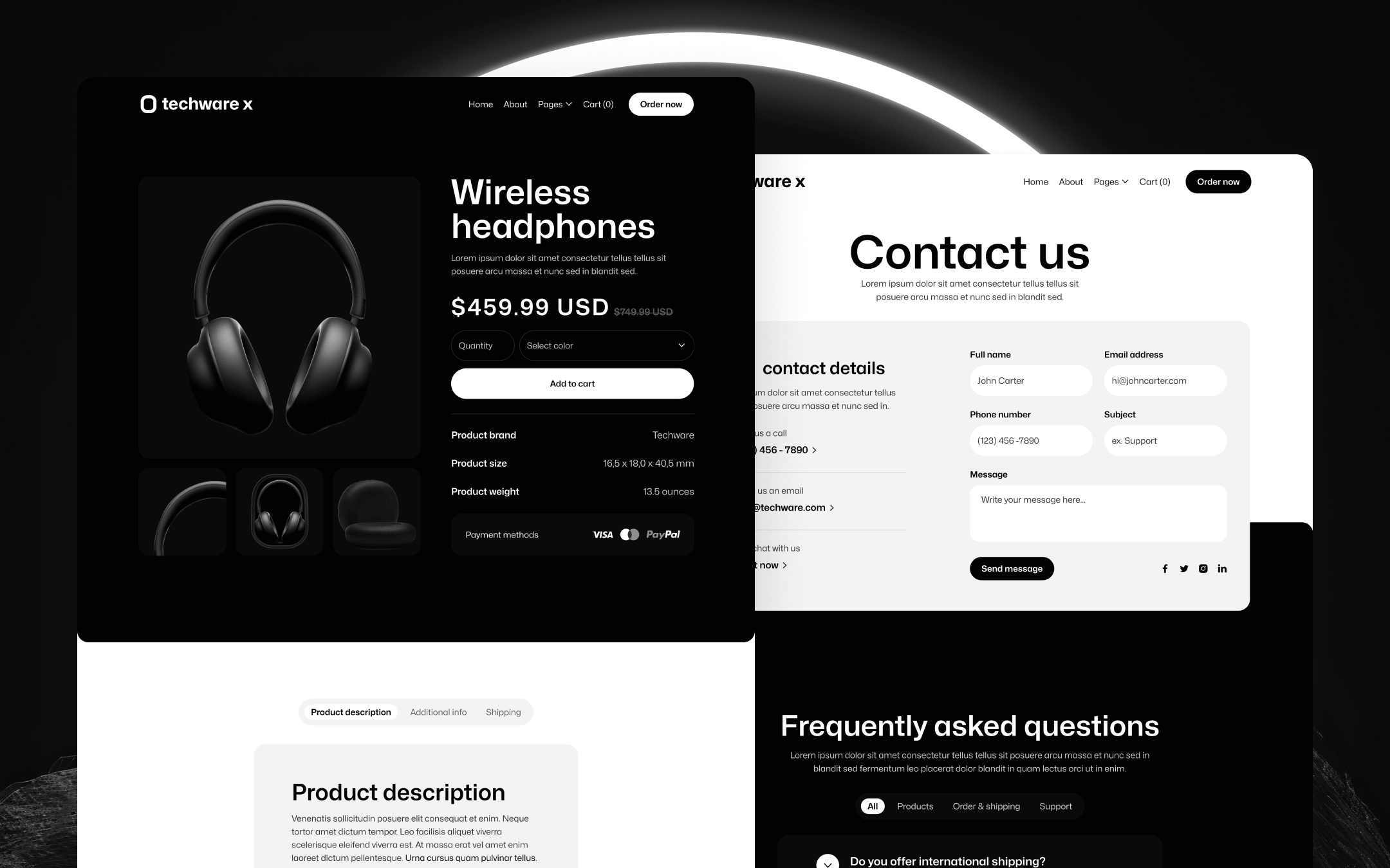 Techware X Webflow Template