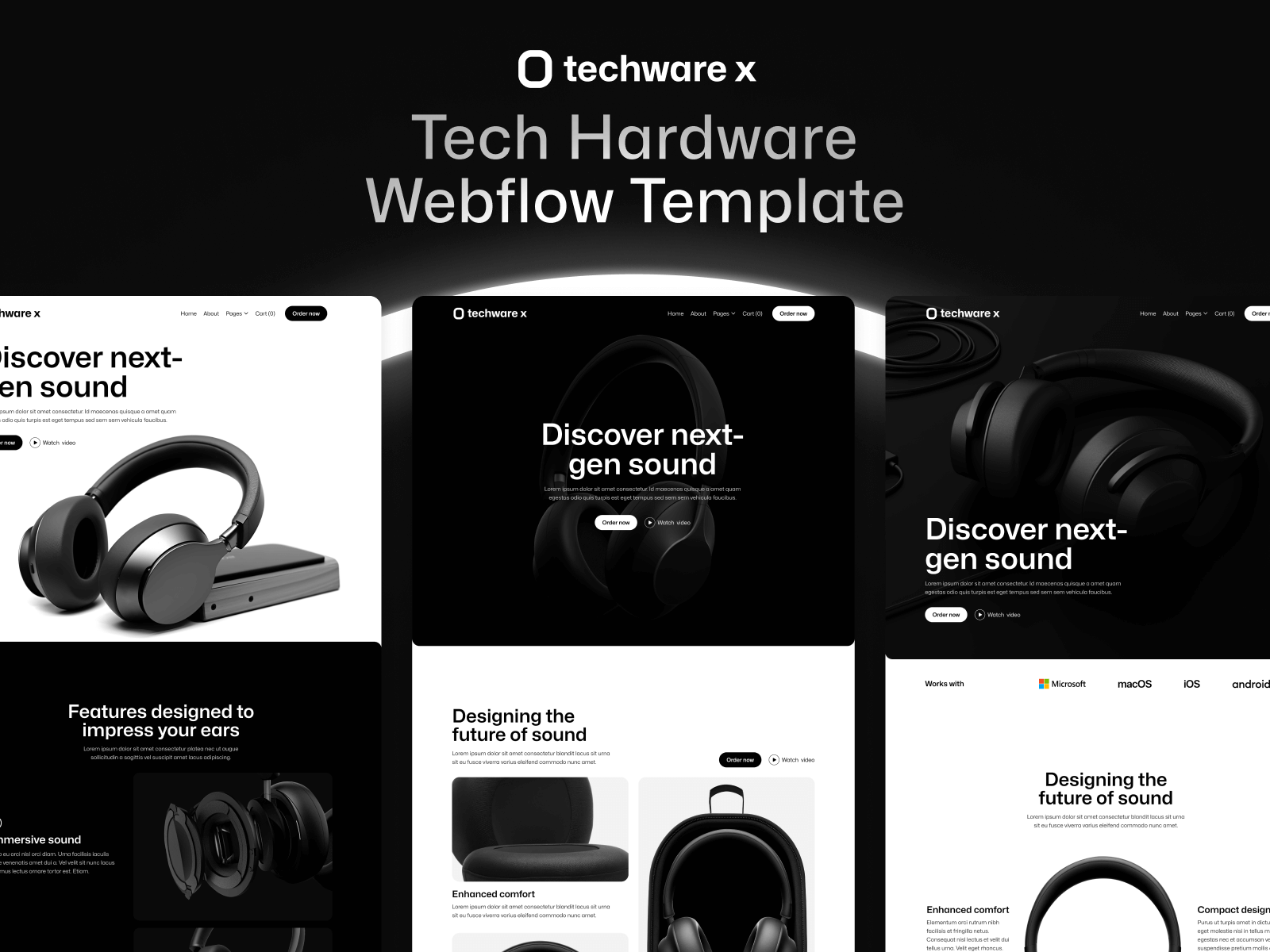 Tech Hardware Webflow Template