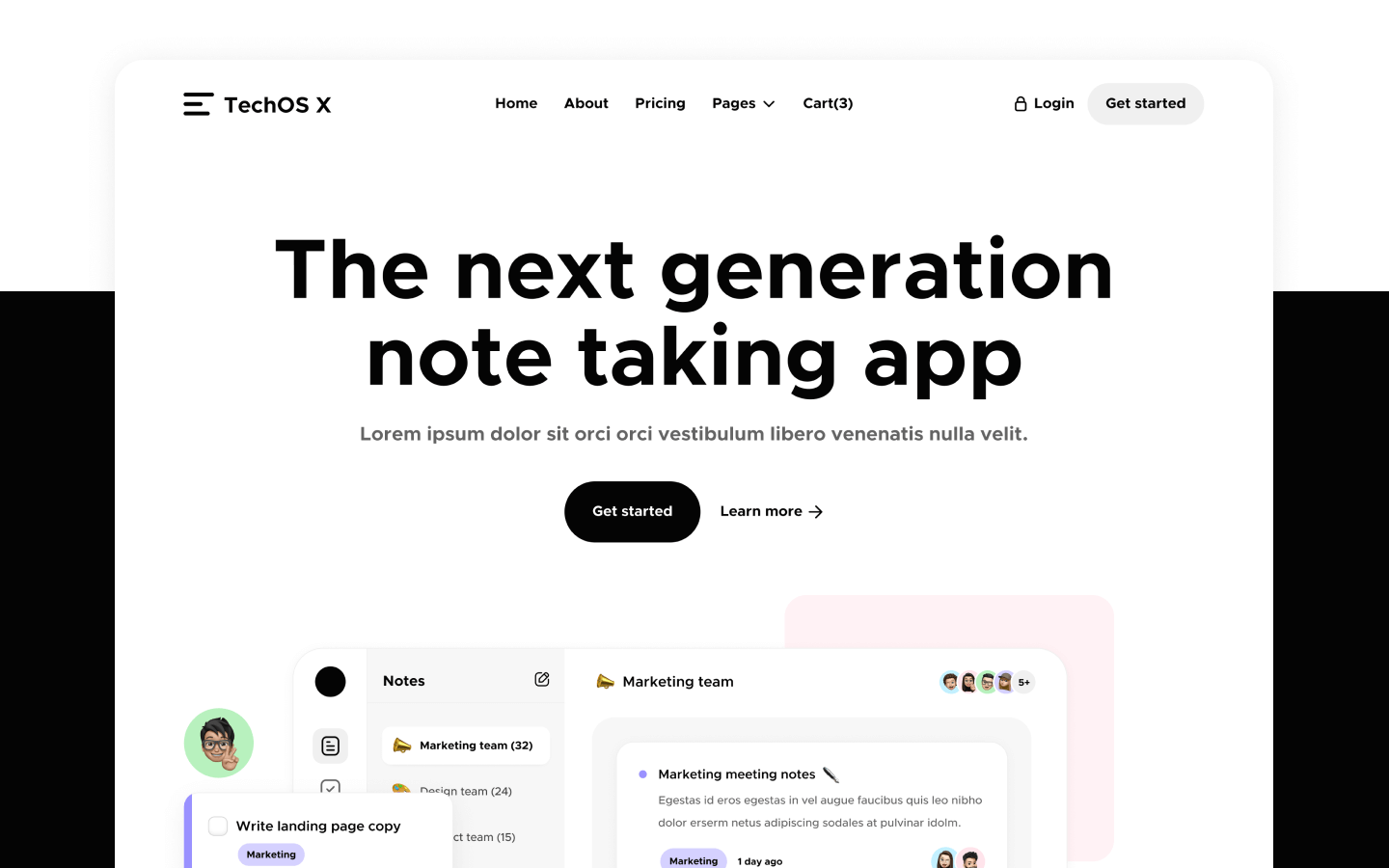 Tech & SaaS Webflow Template