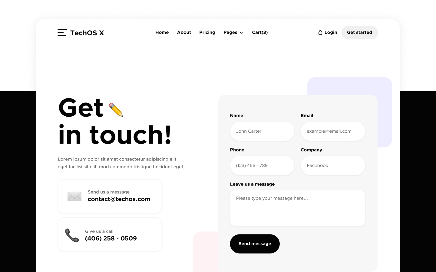 TechOS X Webflow Template