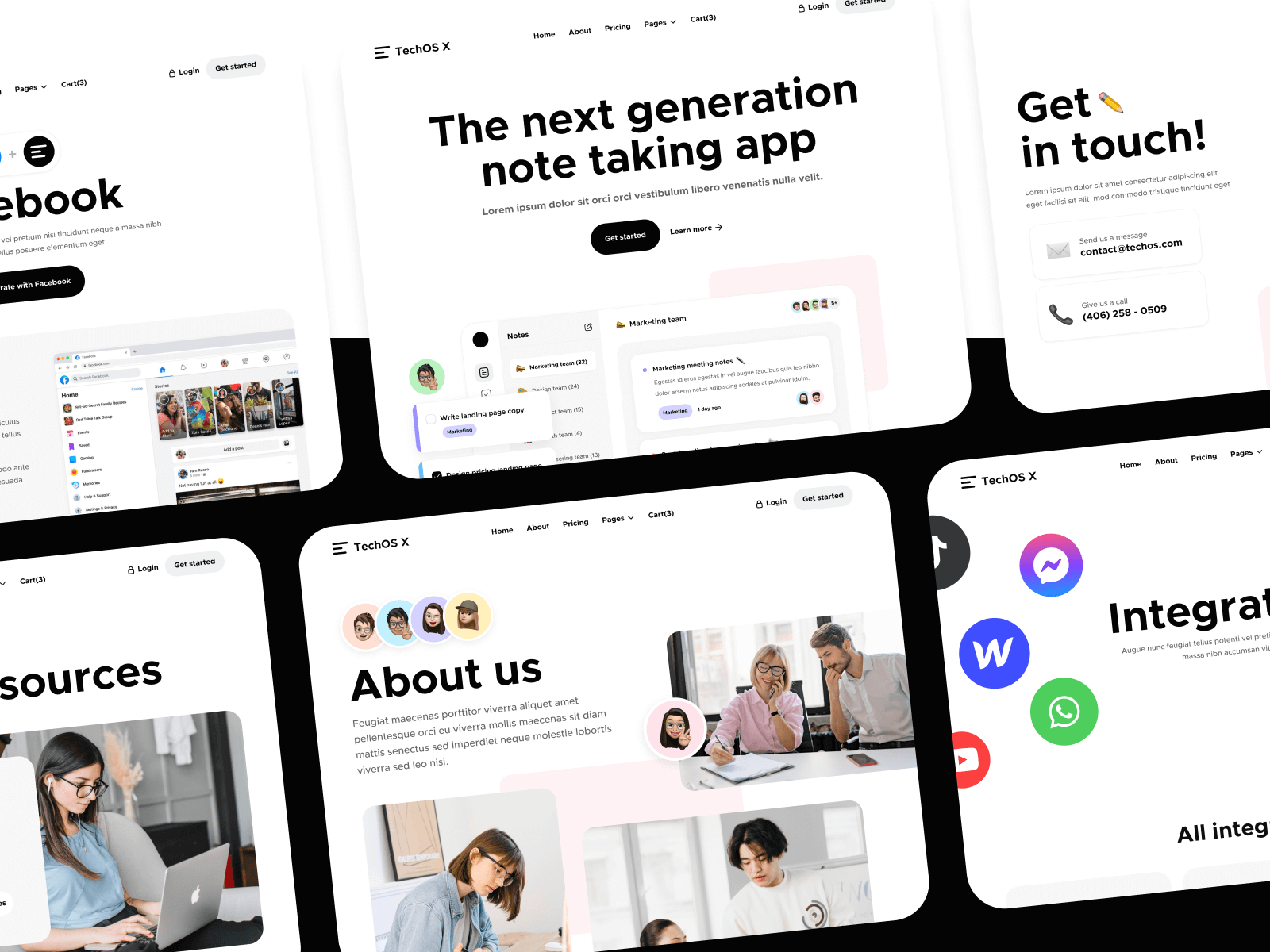 Clean Minimal Webflow Template